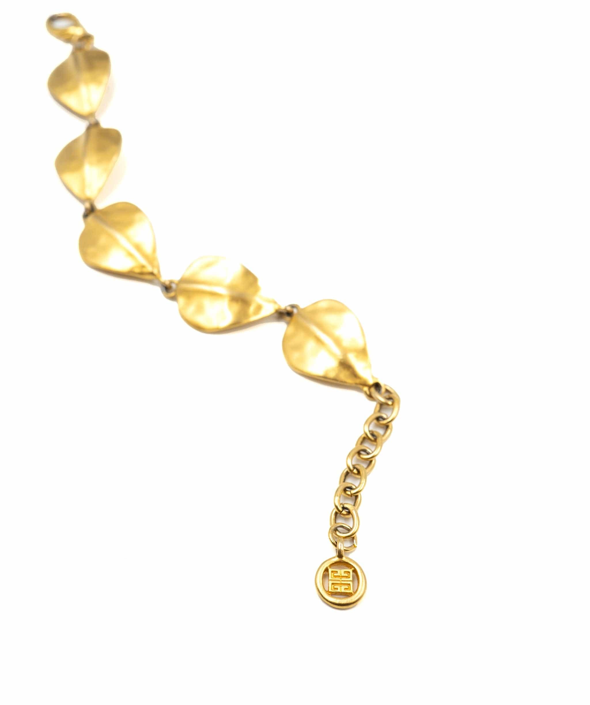 Givenchy 1980s leaf bracelet - AEL1025