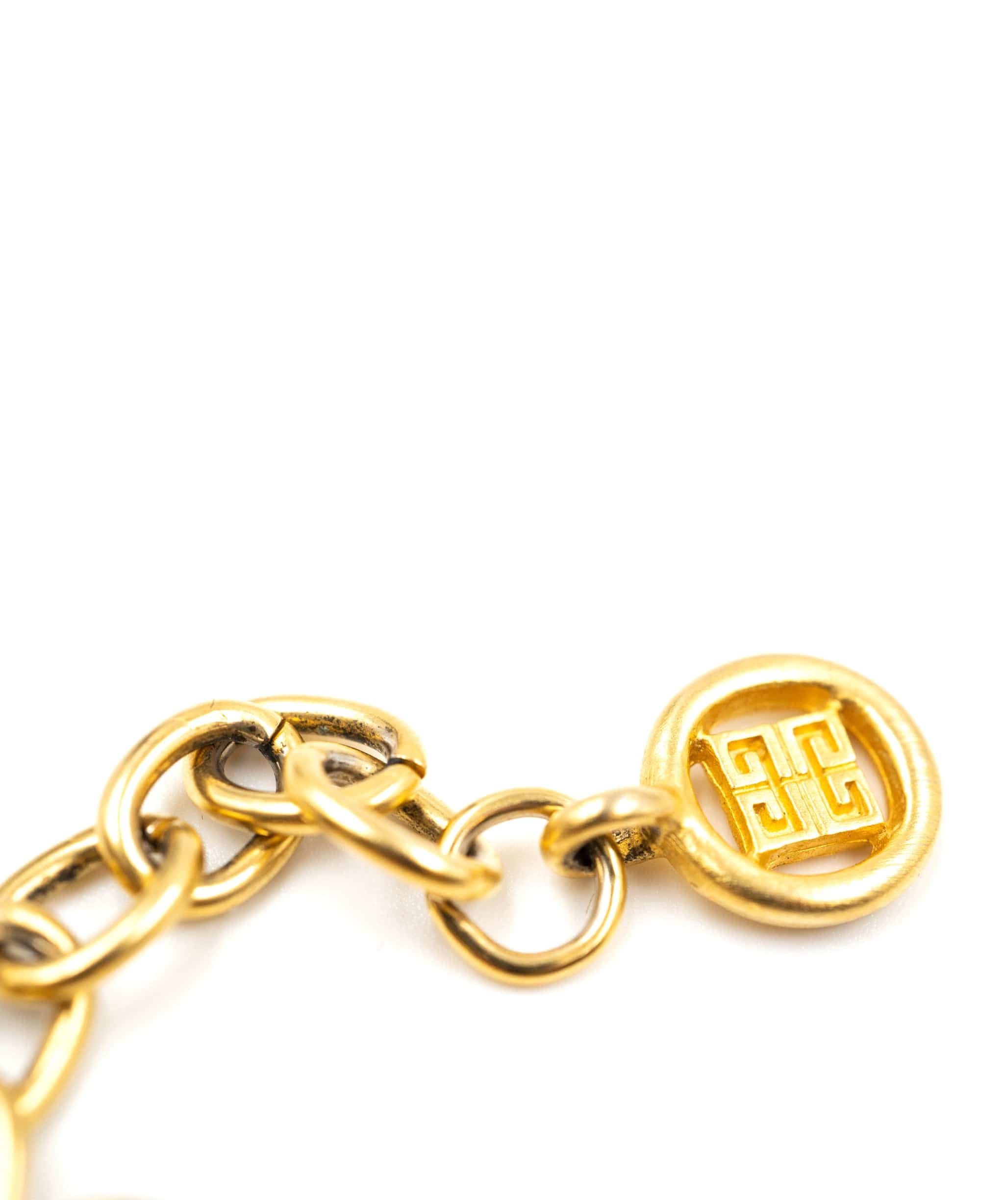 Givenchy 1980s leaf bracelet - AEL1025