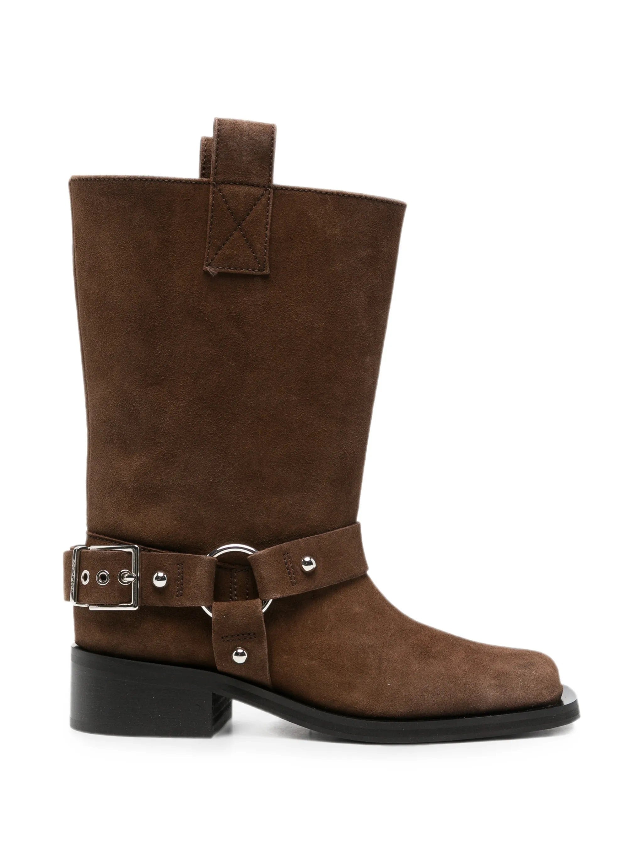 GANNI buckle - detail biker boots