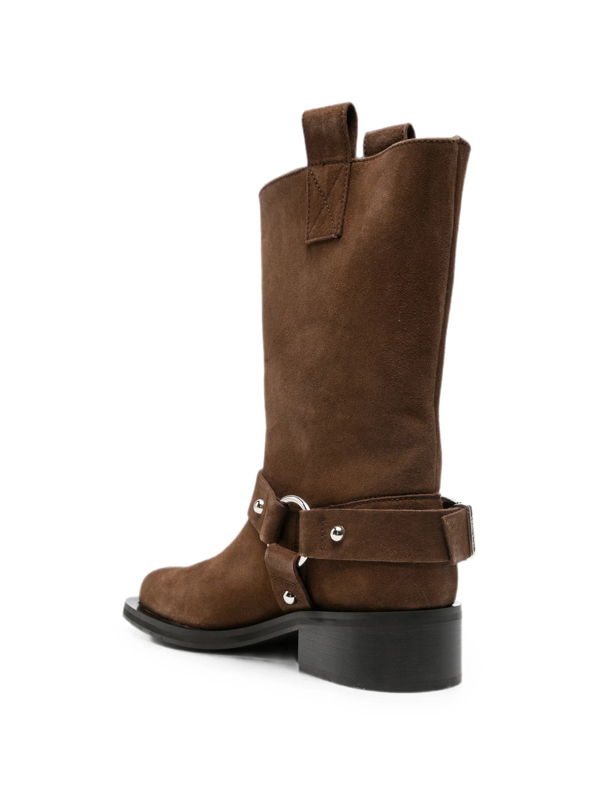 GANNI buckle - detail biker boots