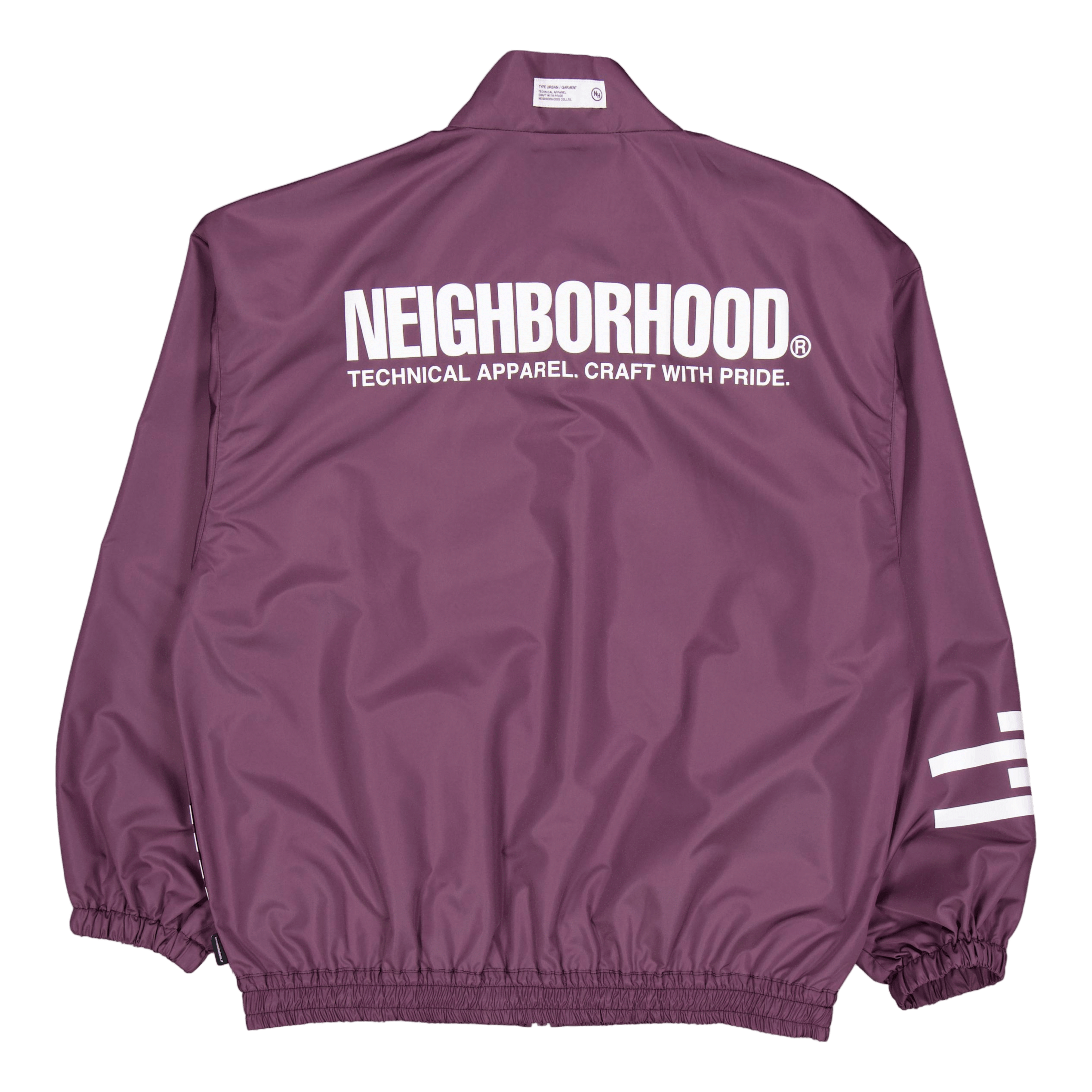 Neighborhood Track Jacket Burgundy