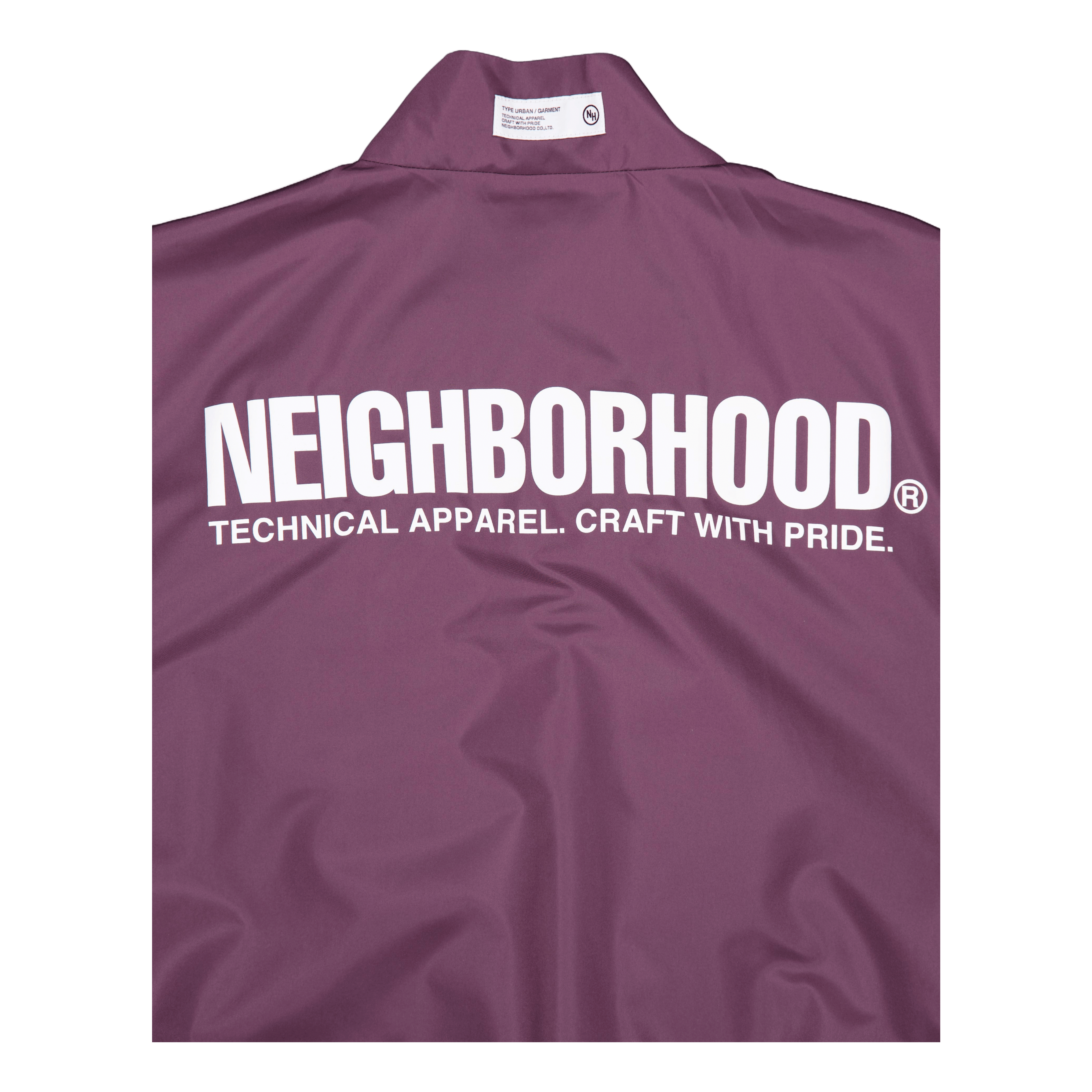 Neighborhood Track Jacket Burgundy