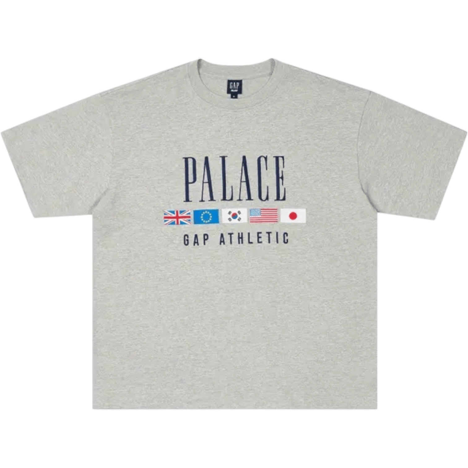 Palace x Gap Heavy Jersey T - Shirt Grey (SS24)