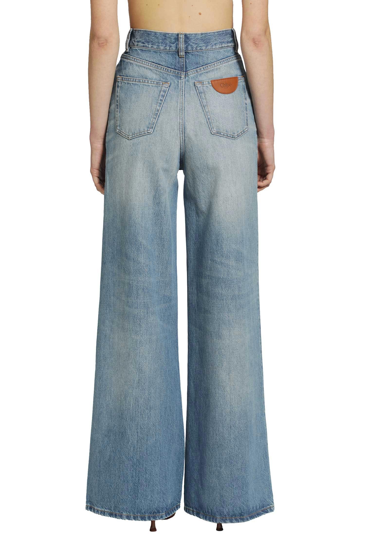 CHLOÉ High - Rise Wide Leg Jeans