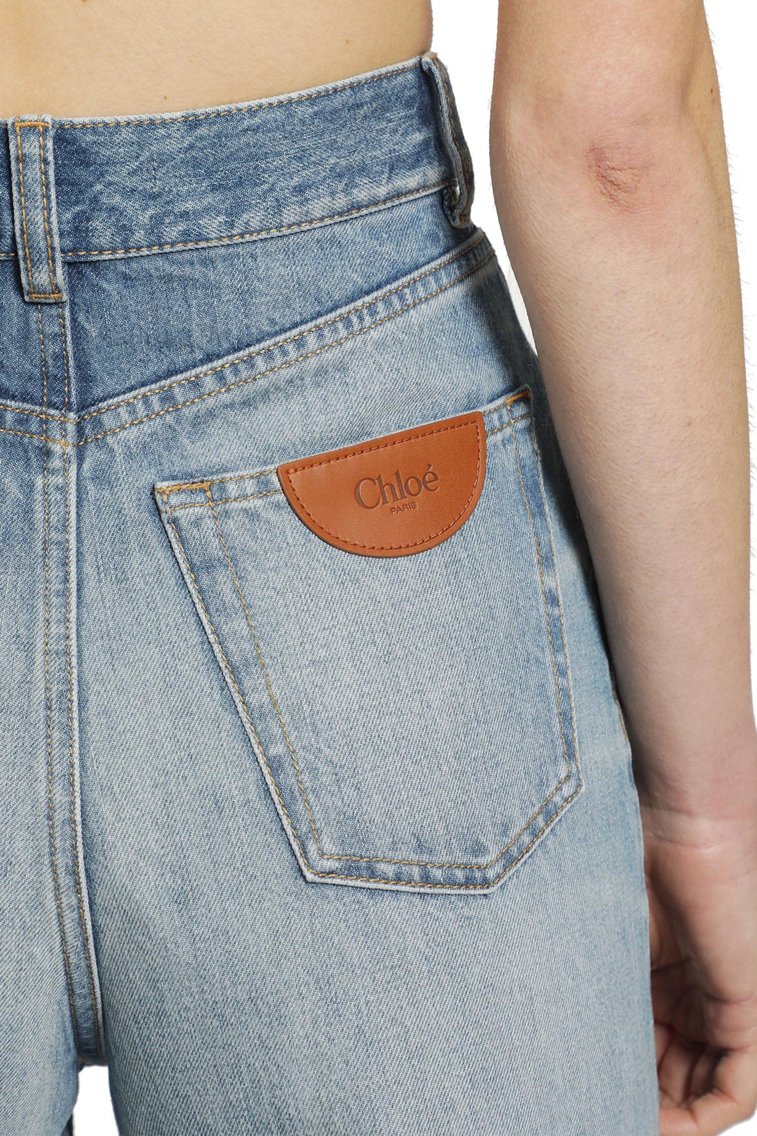 CHLOÉ High - Rise Wide Leg Jeans