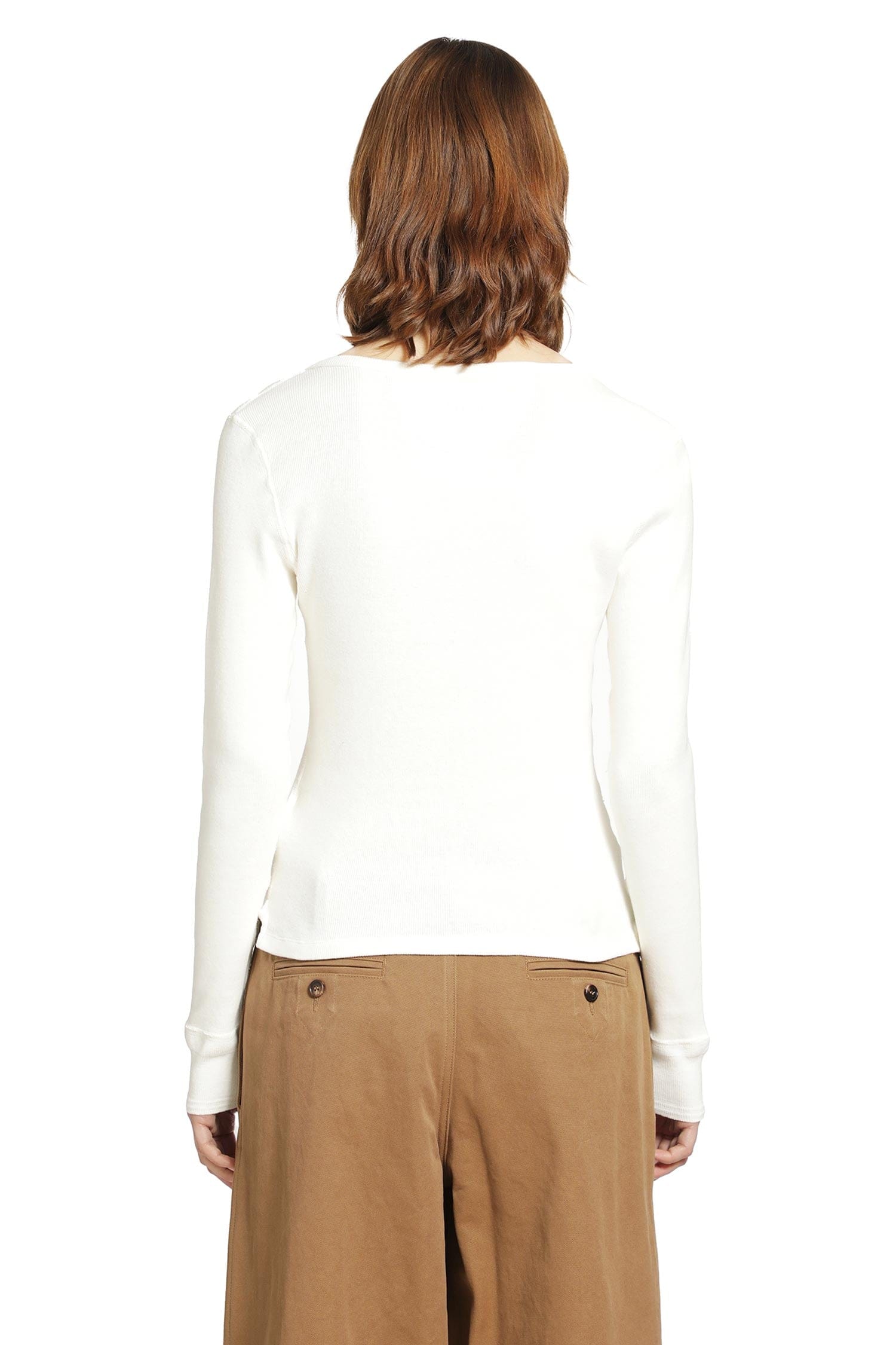 CHLOÉ Henley Long Sleeve Top