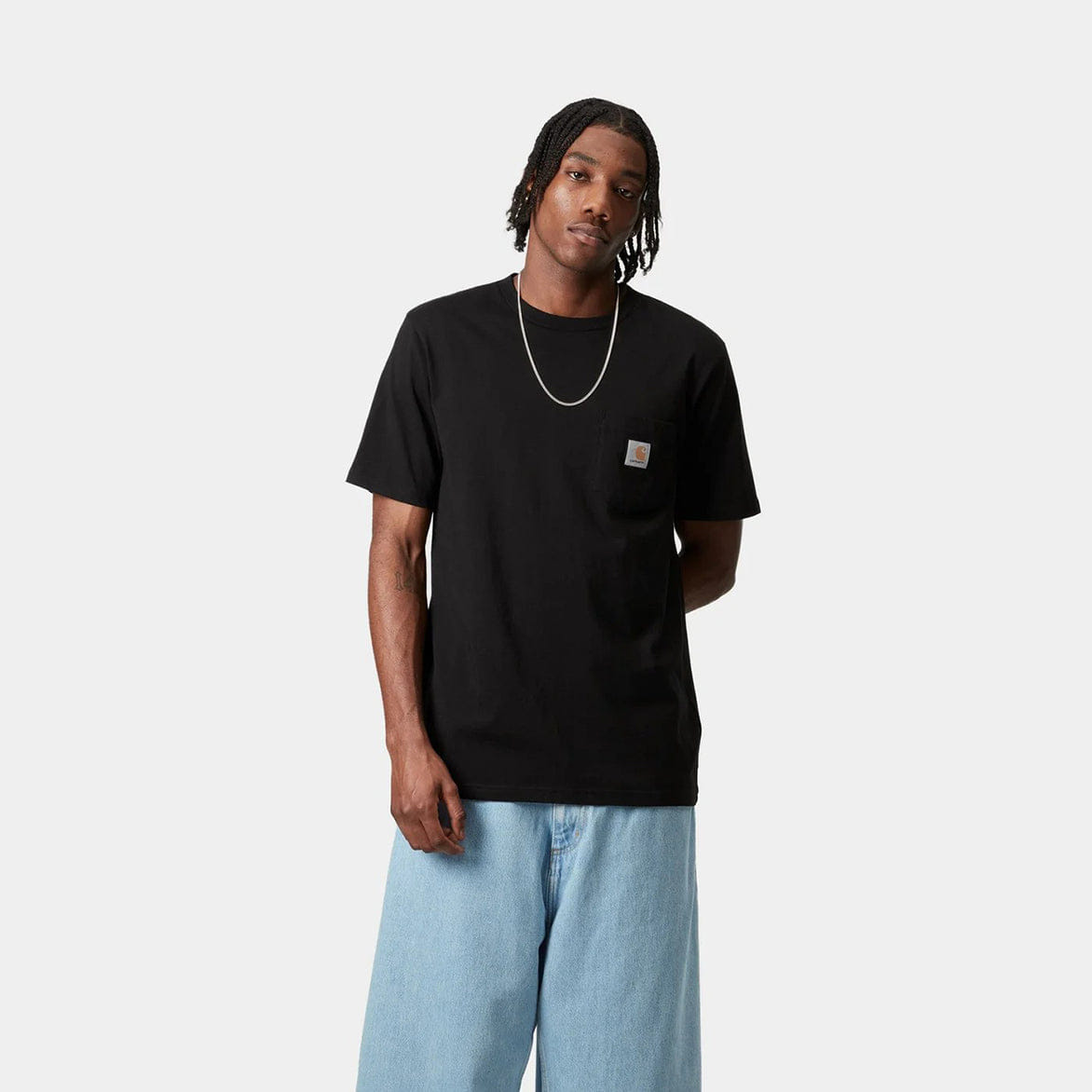 Carhartt WIP SS POCKET T - SHIRT - BLACK