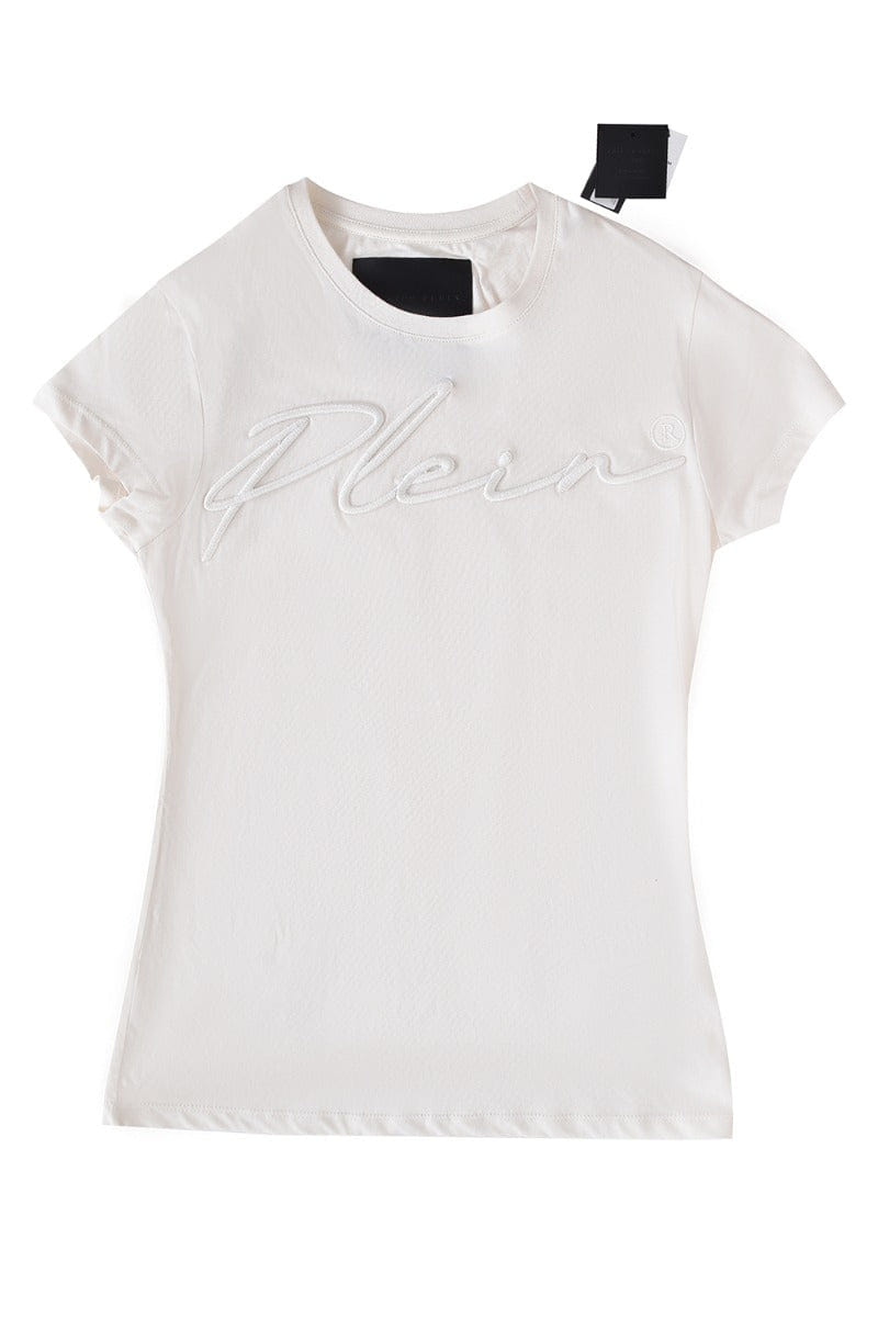 Philipp Plein White Logo T-Shirt