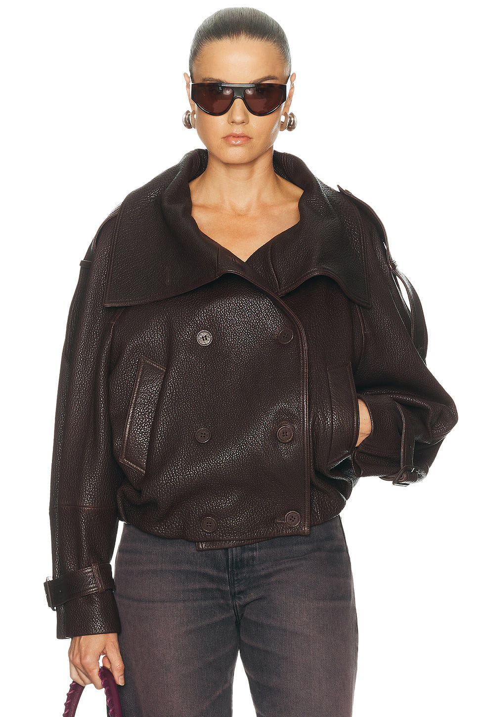 Acne Studios Laris Leather Jacket