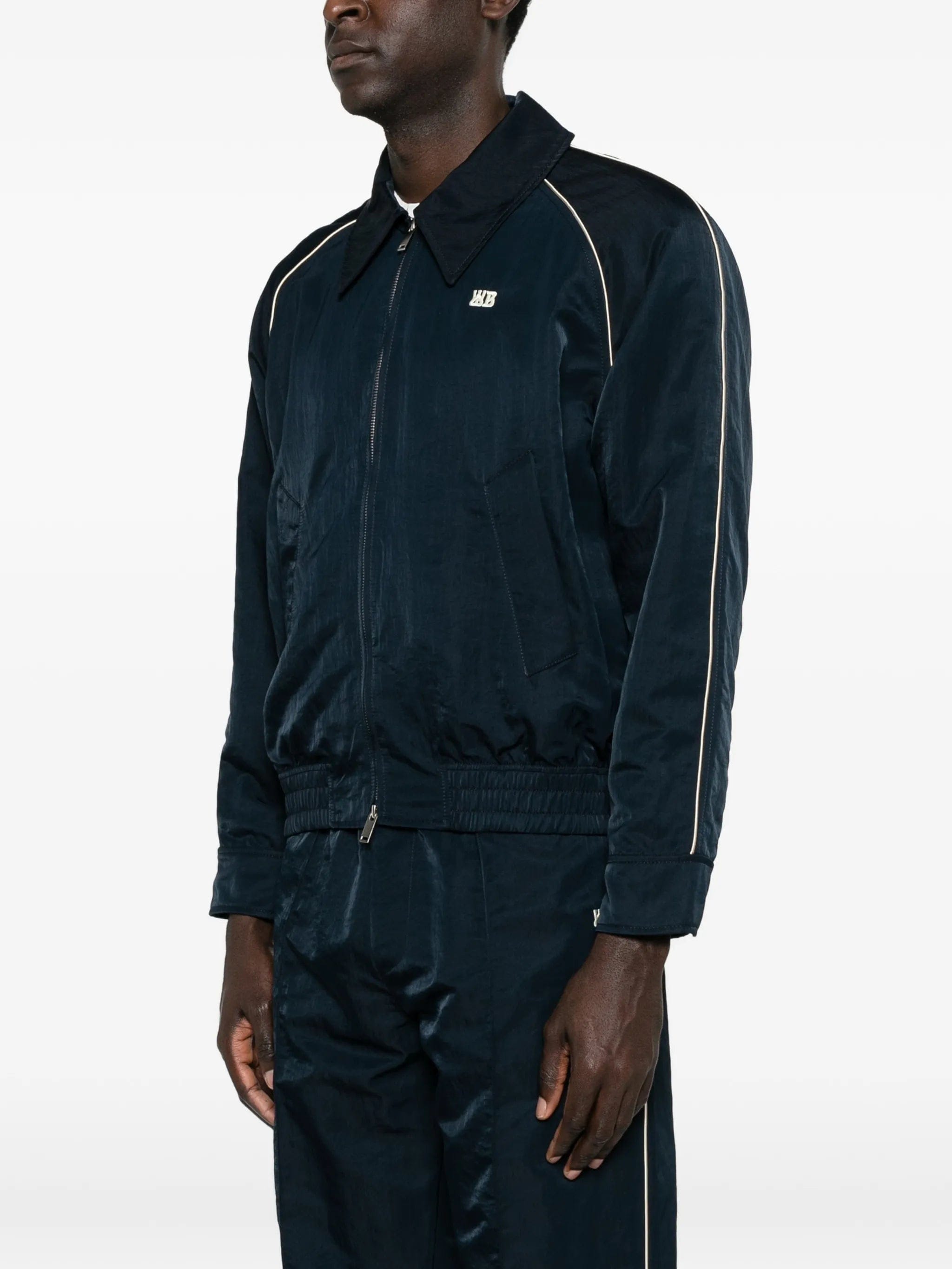 Wales Bonner Taslan logo - detail jacket