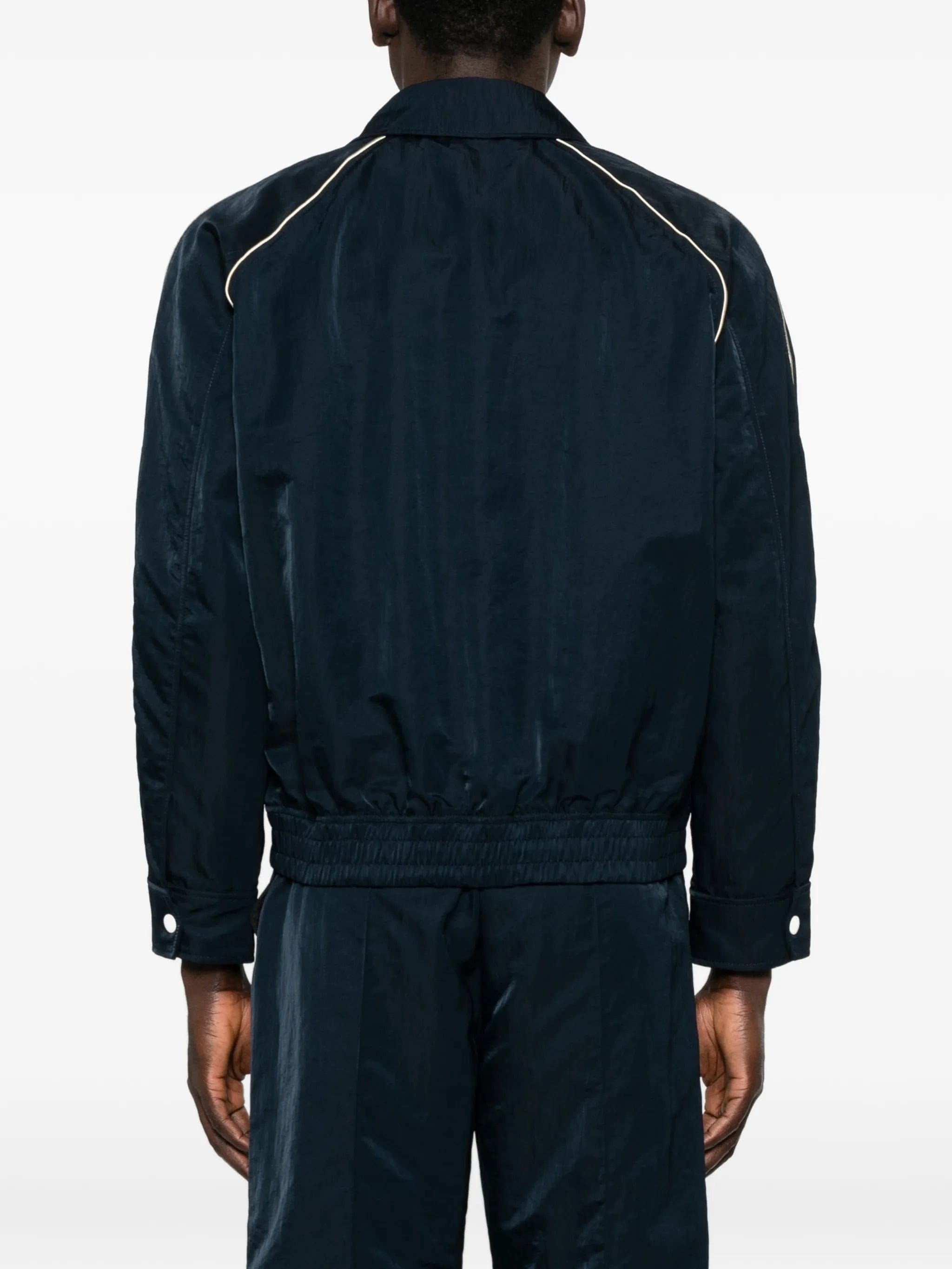 Wales Bonner Taslan logo - detail jacket