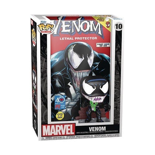 Funko #10 Marvel Venom Glow - in - the - Dark Pop! Lethal Protector Comic Cover Previews Exclusive