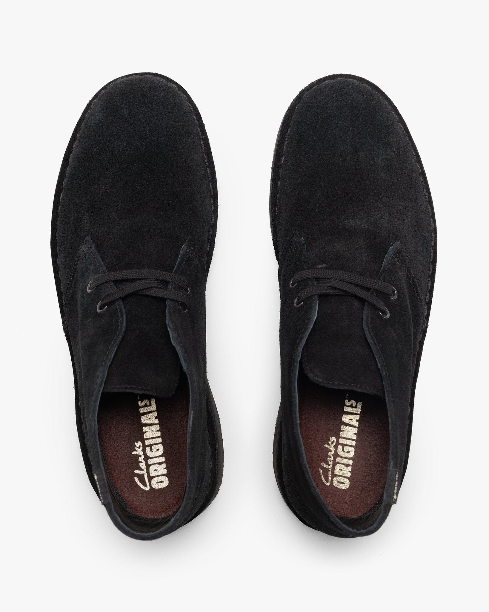 Clarks Originals Desert Boot GTX Black Suede