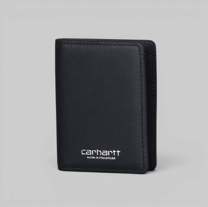 Carhartt WIP Vegas Fold Cardholder - Black/Silver