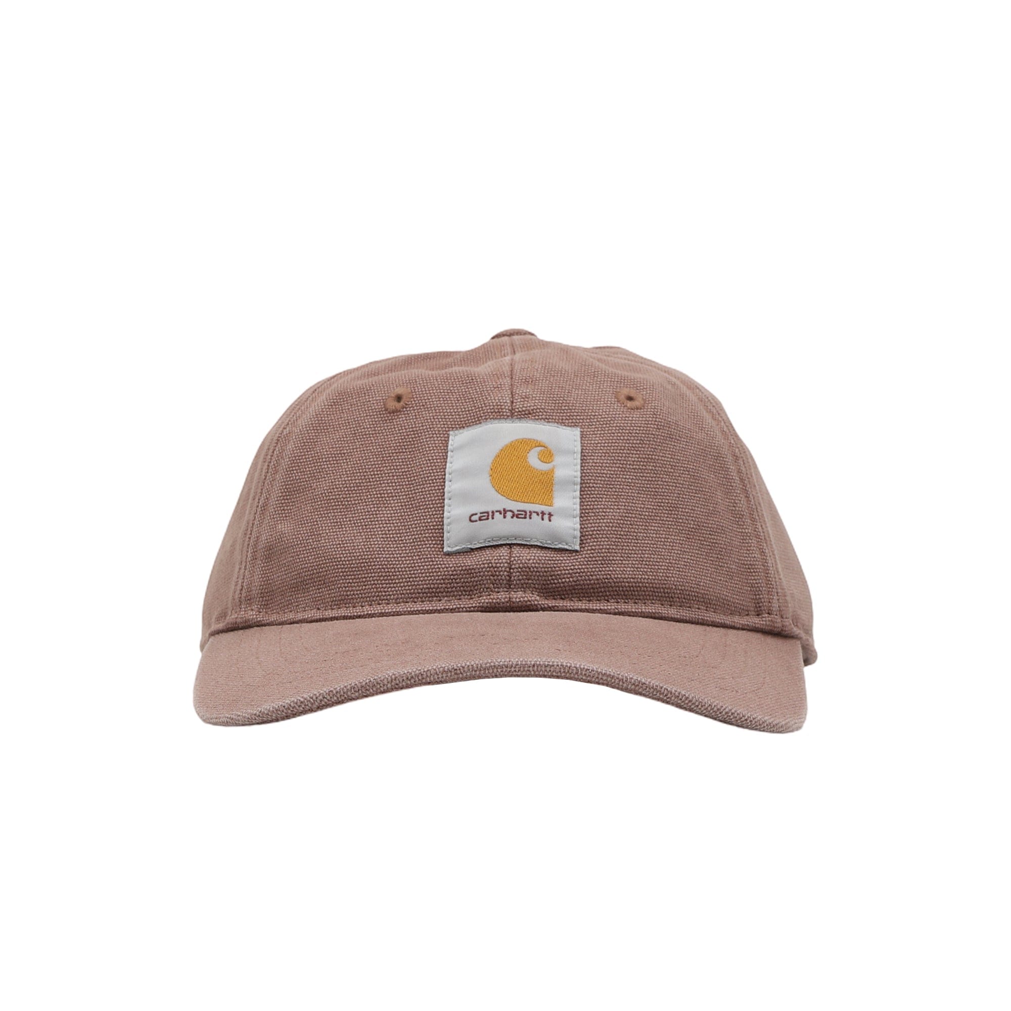 Carhartt Wip Canvas 6 - Panel Cap - Bison/White stone washed