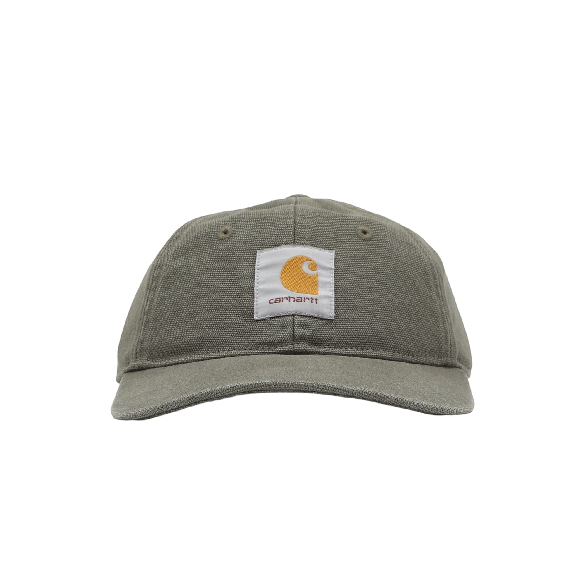 Carhartt Wip Canvas 6 - Panel Cap - Leaf/White stone washed