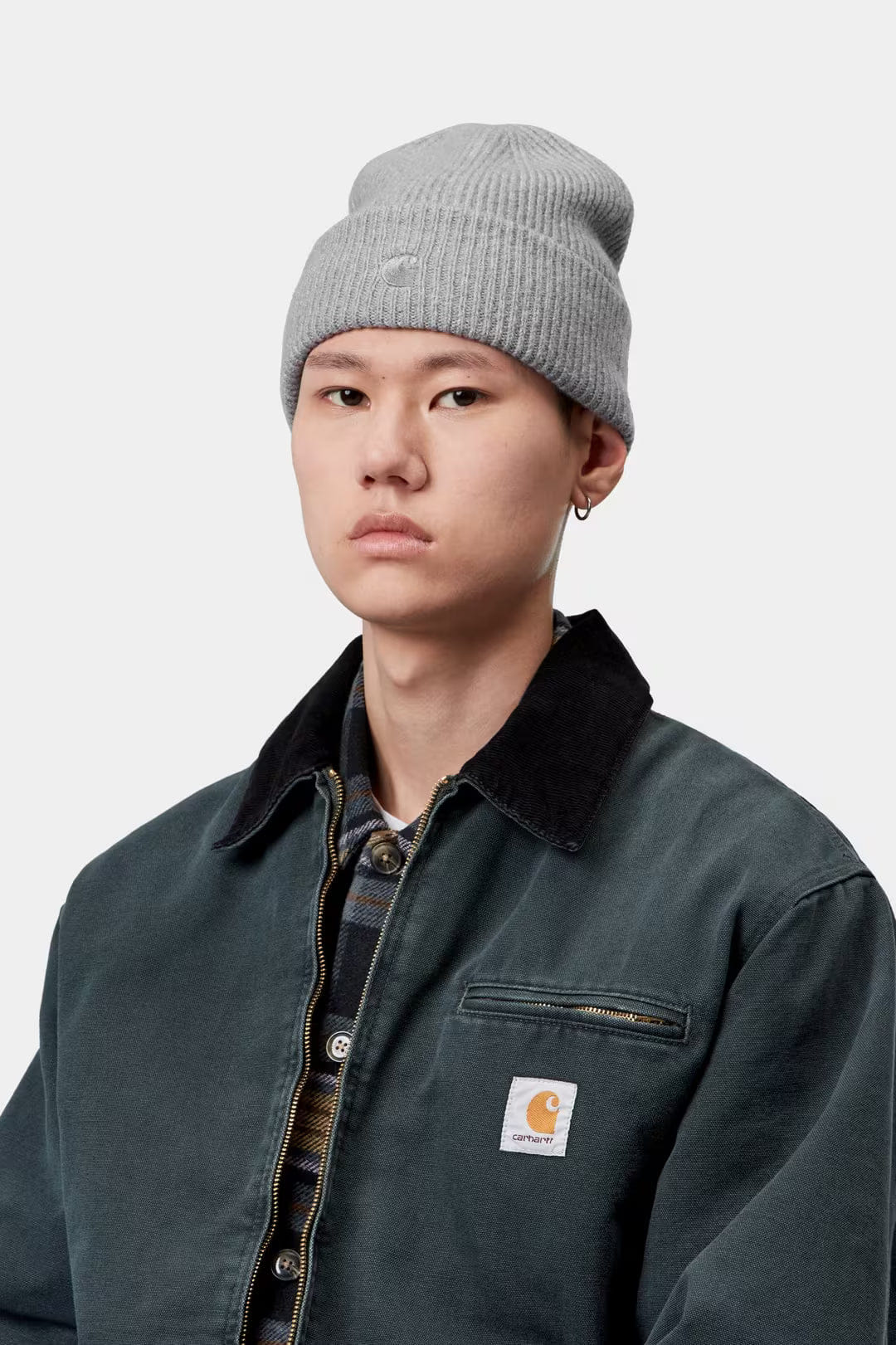 Carhartt WIP Curtis Beanie - Shady Grey