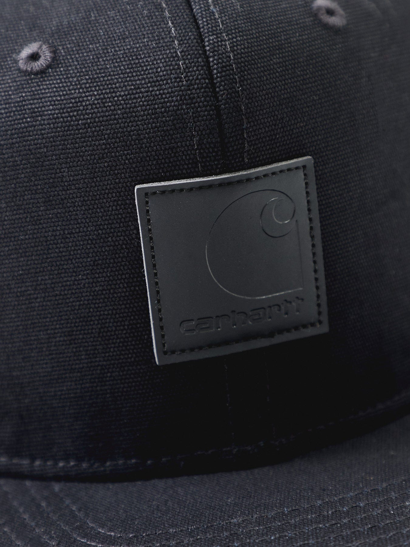 Carhartt WIP Logo Canvas Cap Black