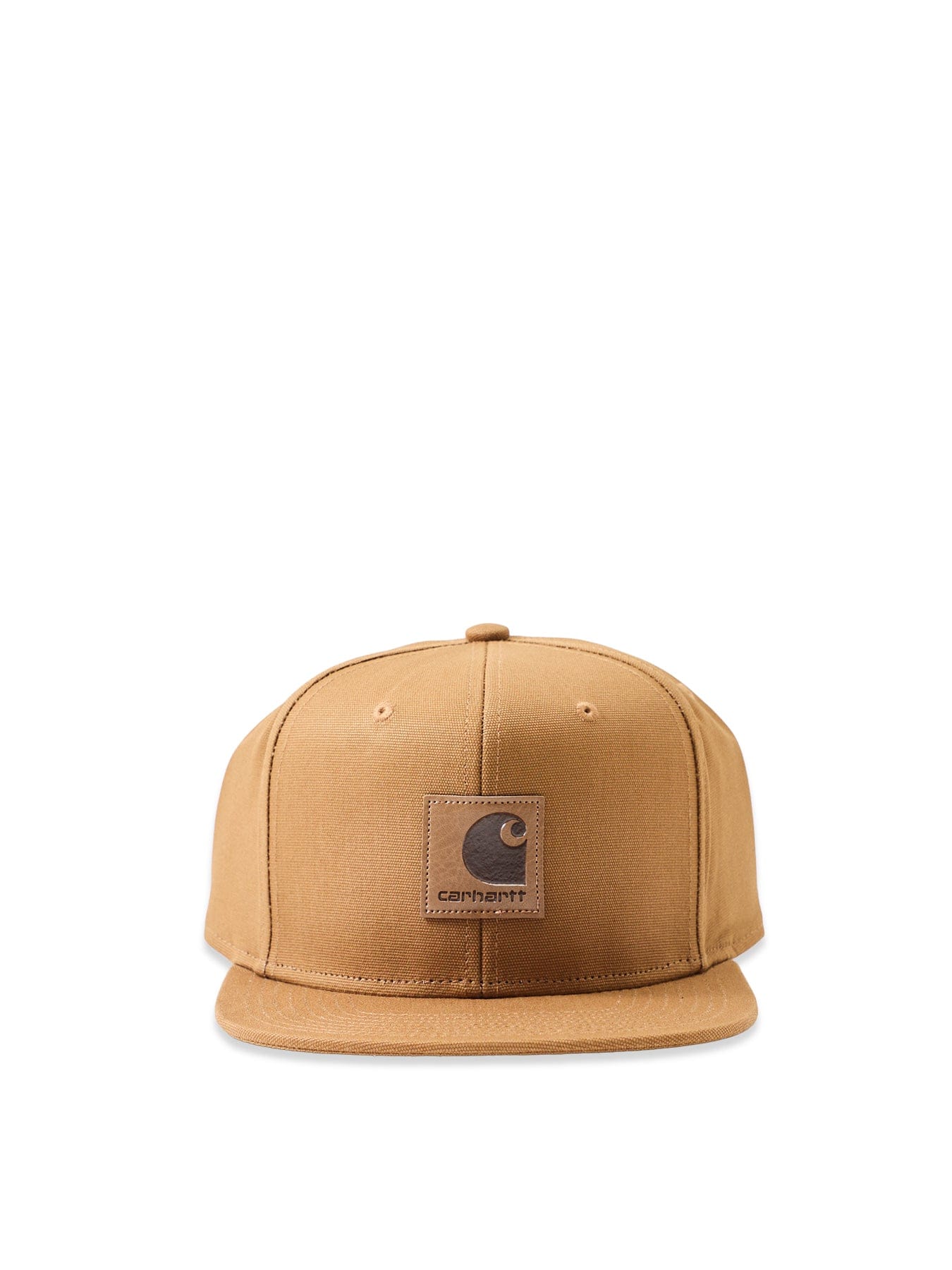 Carhartt WIP Logo Canvas Cap Hamilton Brown