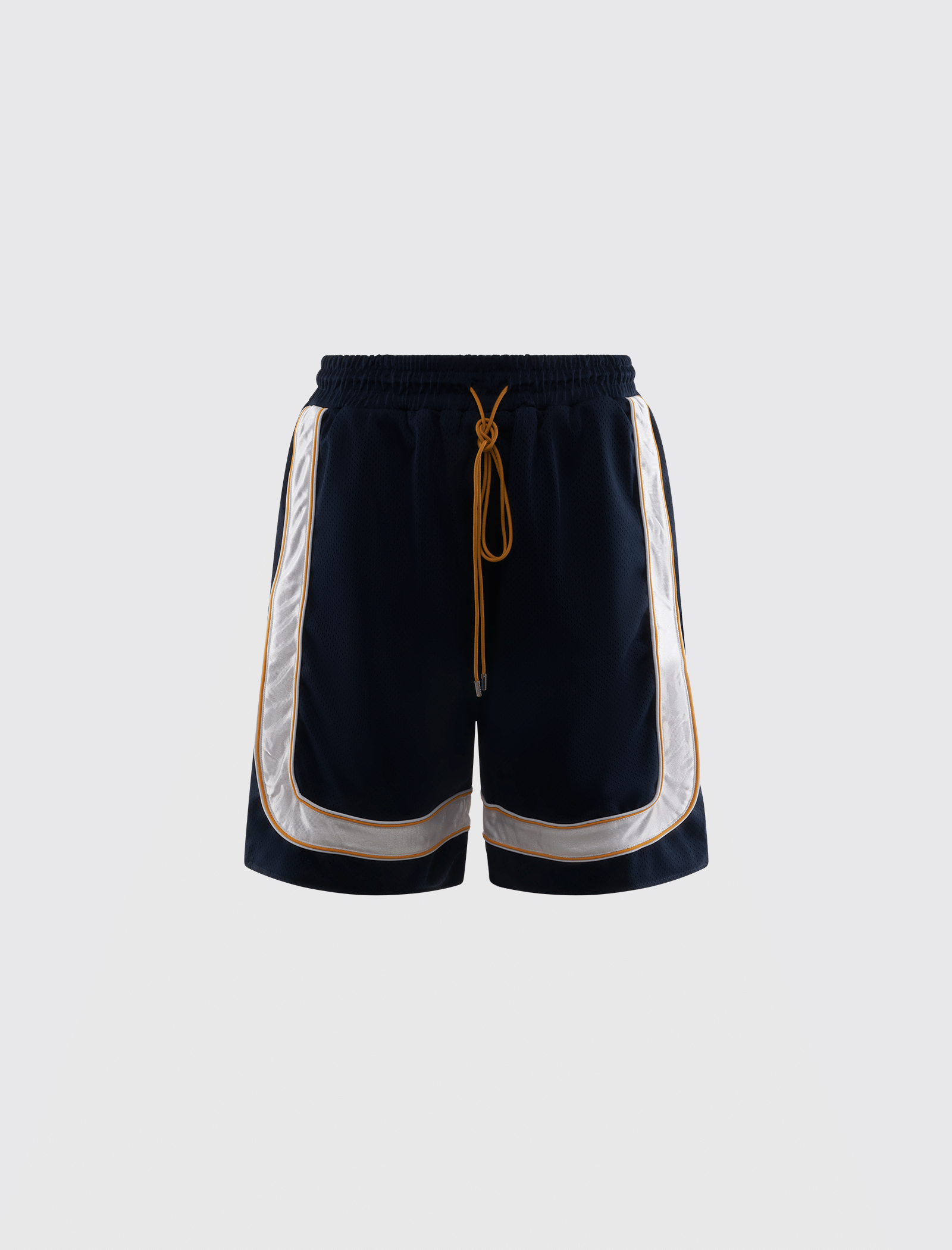 RHUDE MESH PIPING BAGGY TRACK SHORT