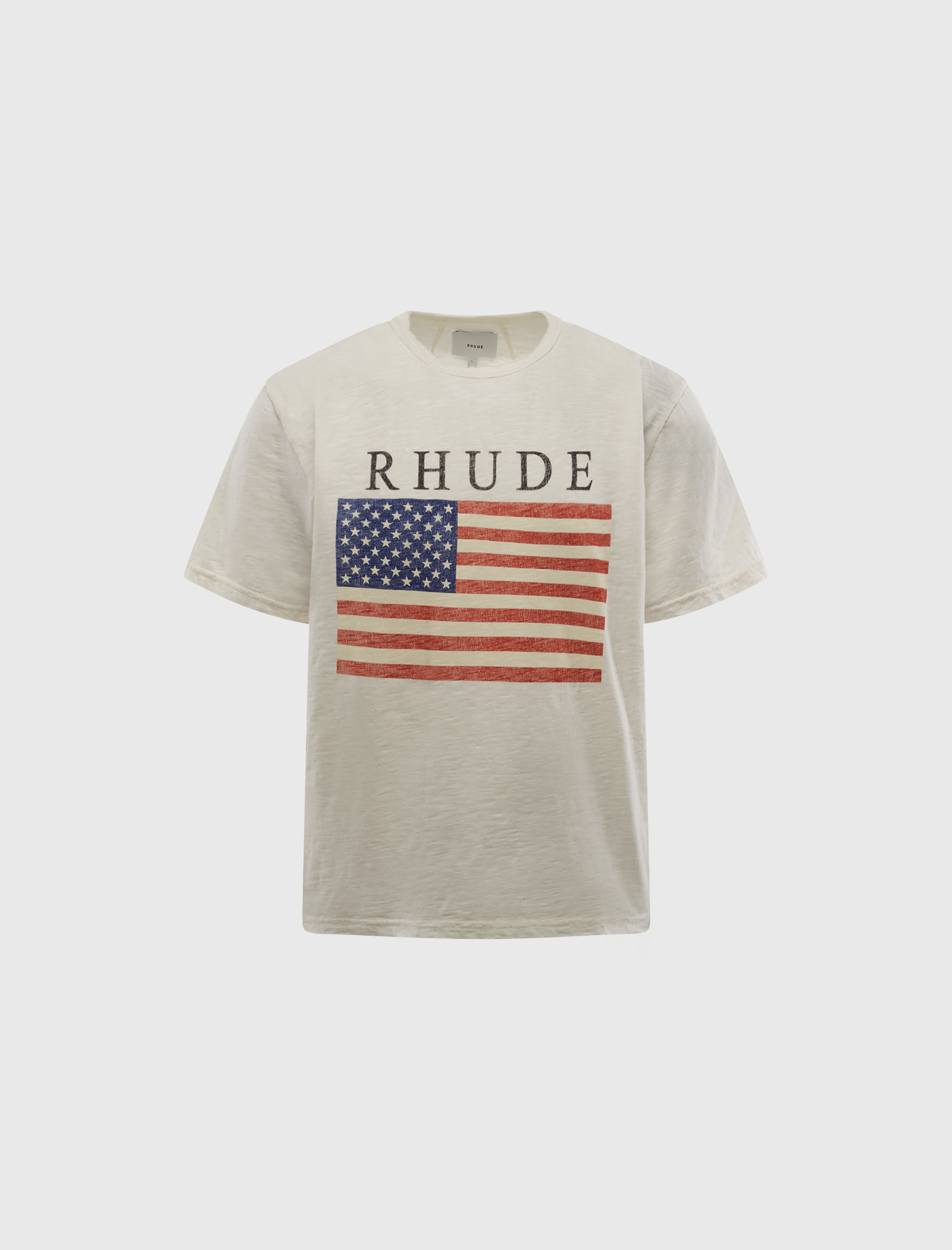 RHUDE USA FLAG SLUB T-Shirt