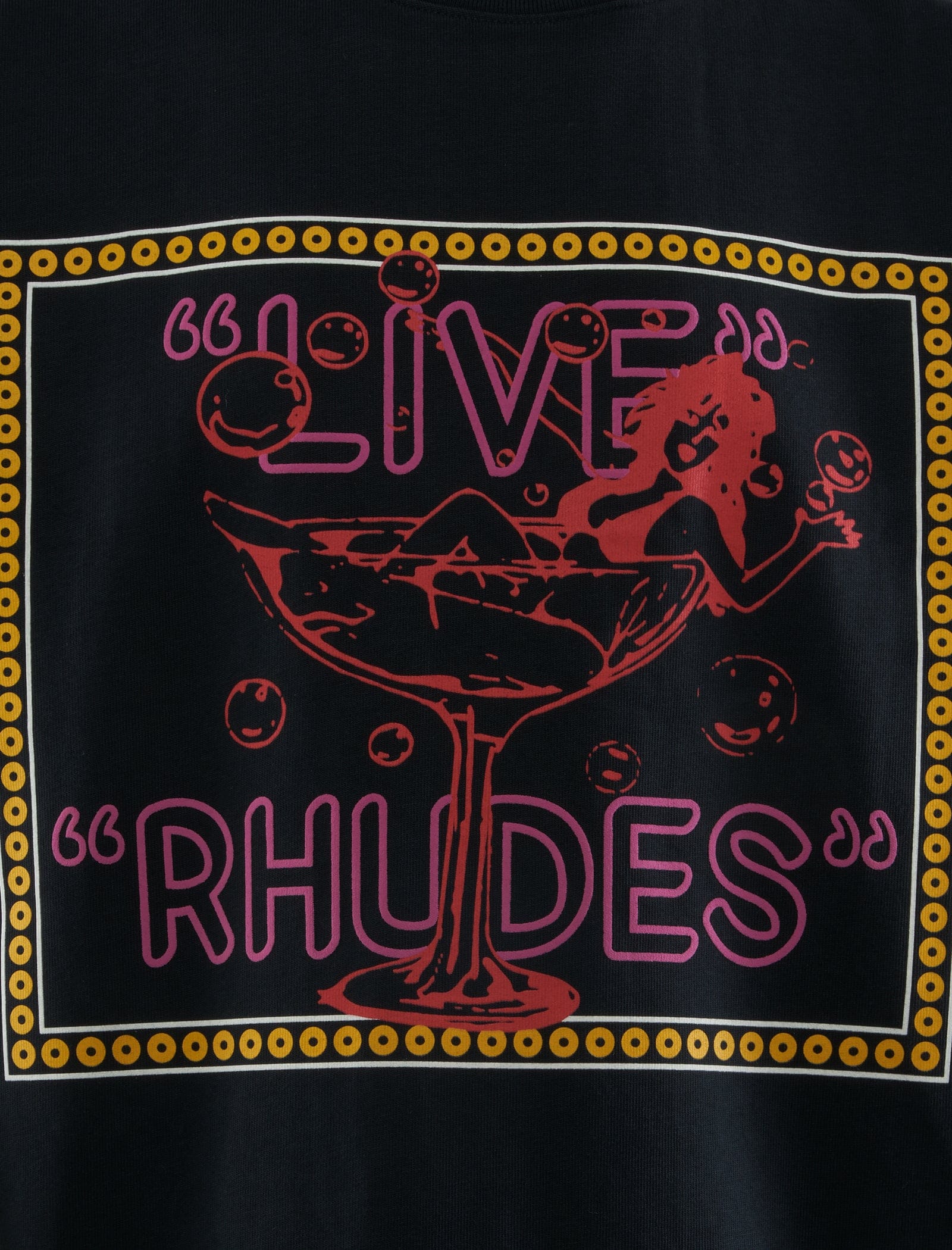 RHUDE LIVE RHUDES T-Shirt