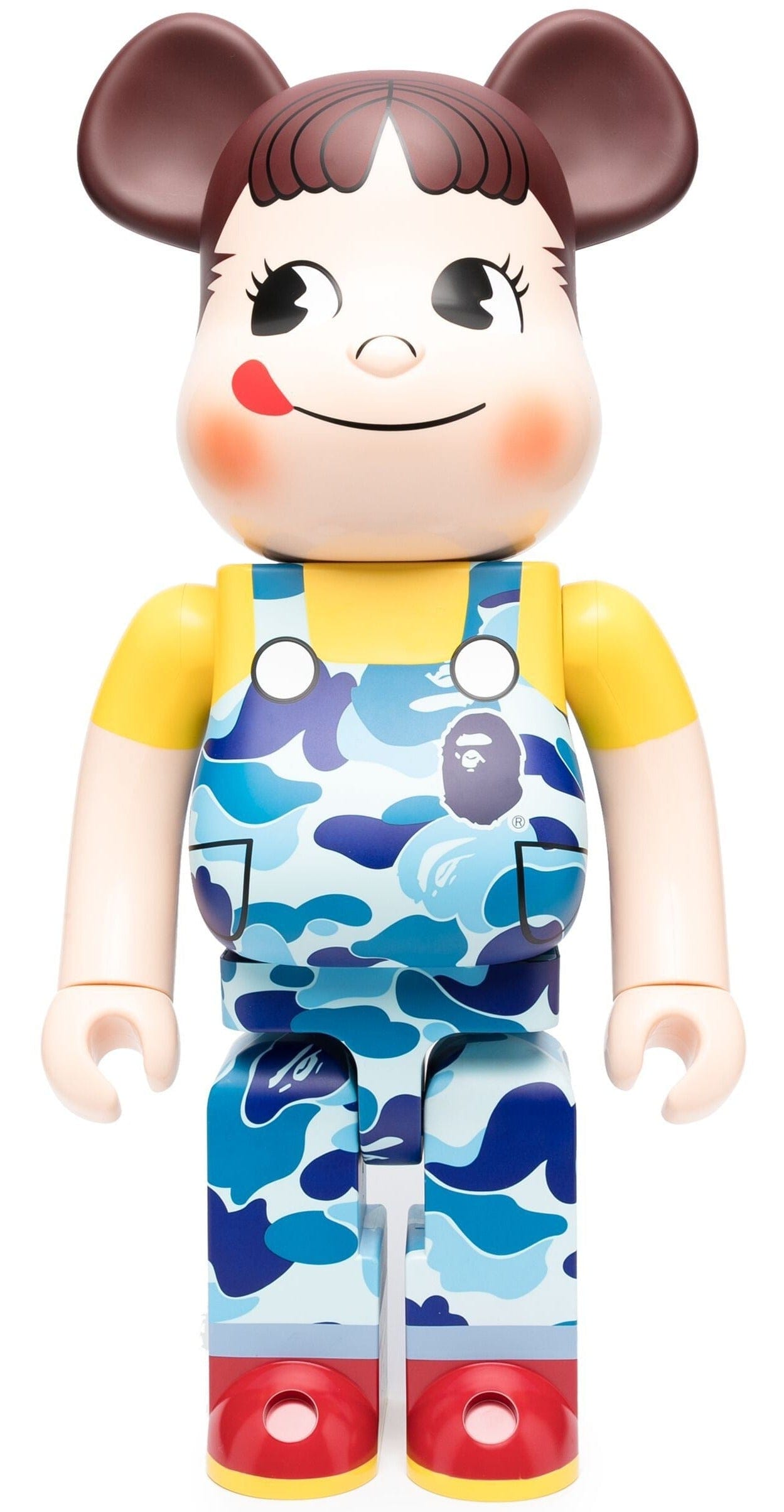 Medicom TOY BE@RBRICK BAPE x Peko Chan 1000% (Blue)