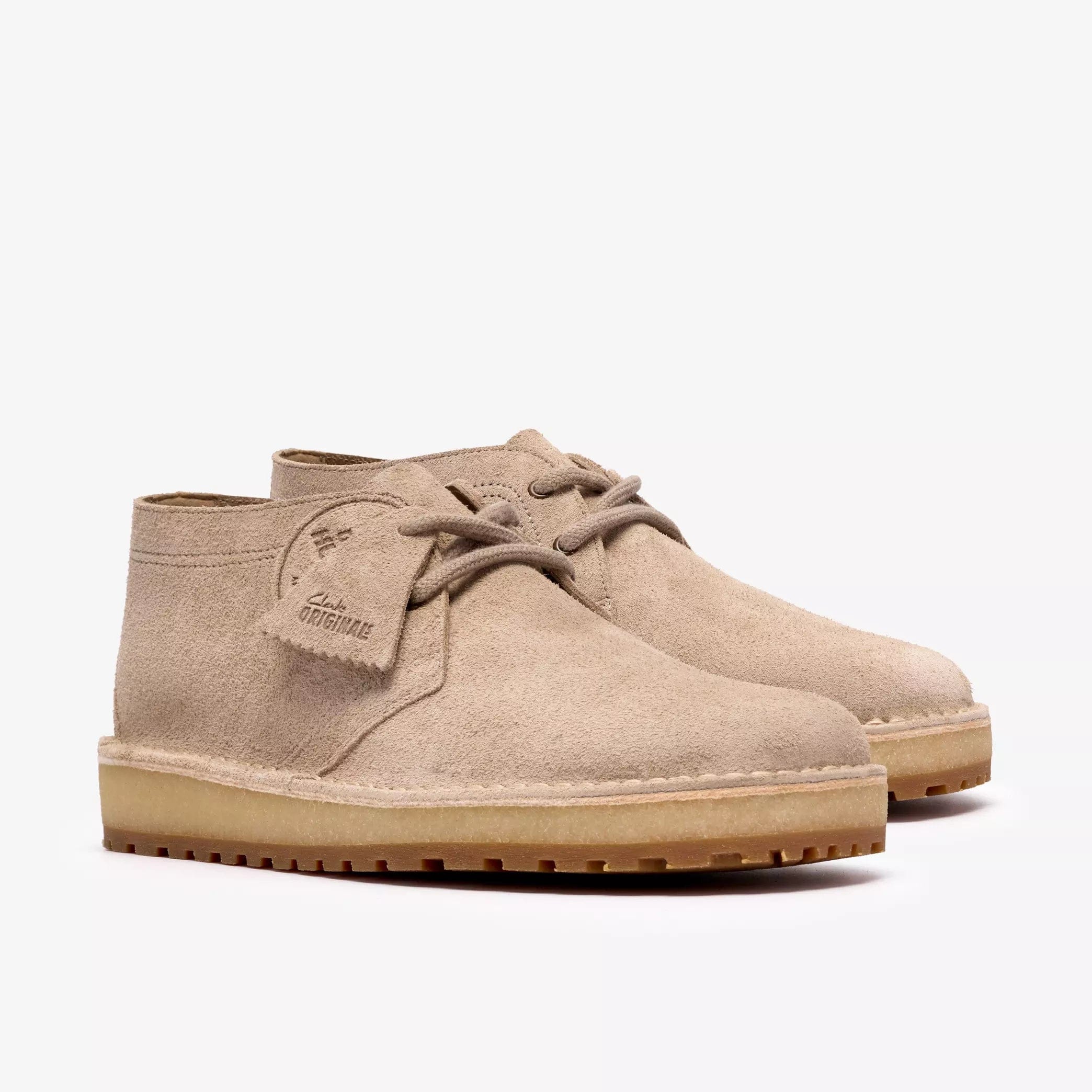 Clarks Desert Hunter Mens Shoes Color: Sand Suede Style: 26185680