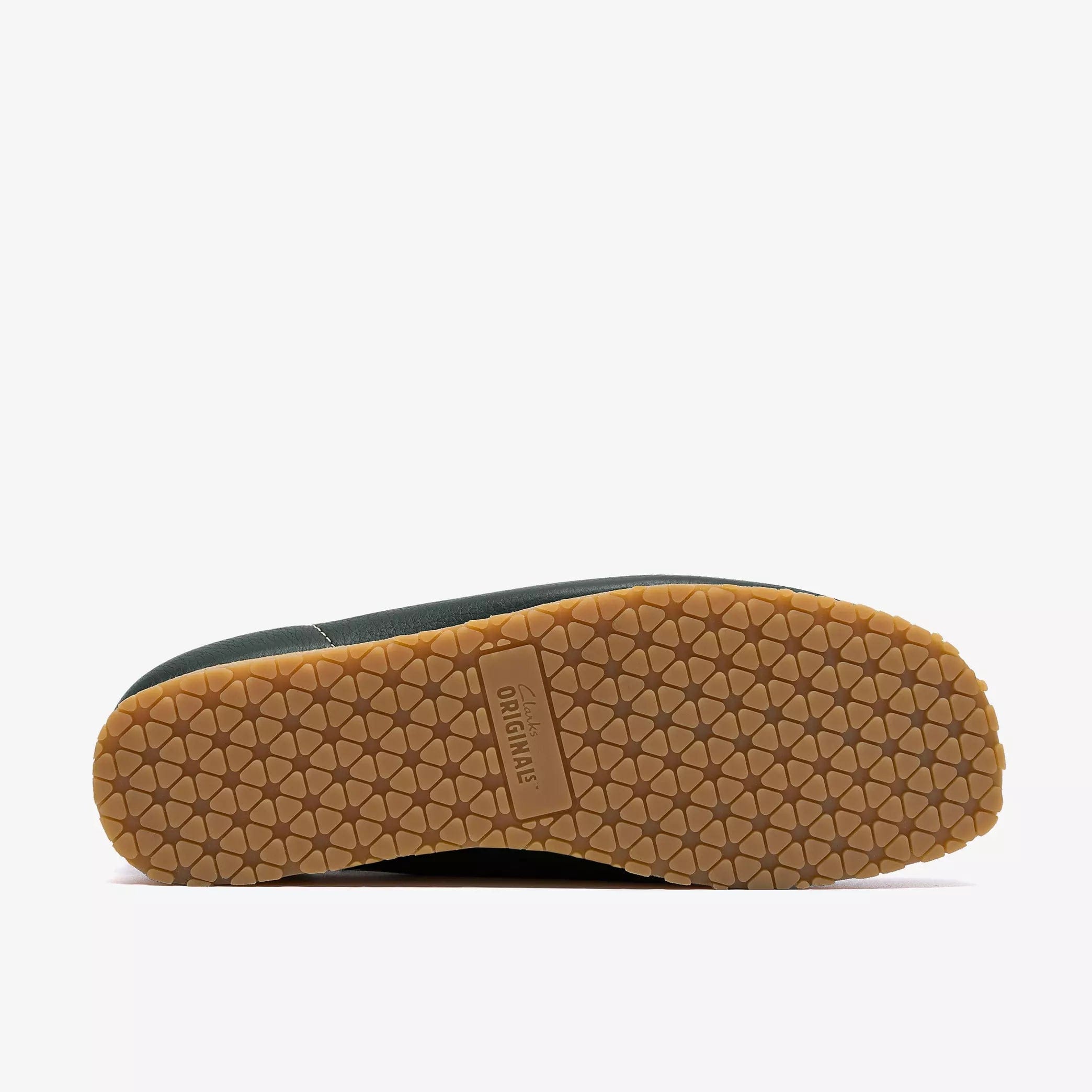 Clarks Wallabee RB Mens Shoes Color: Dark Green Leather Style: 26185656