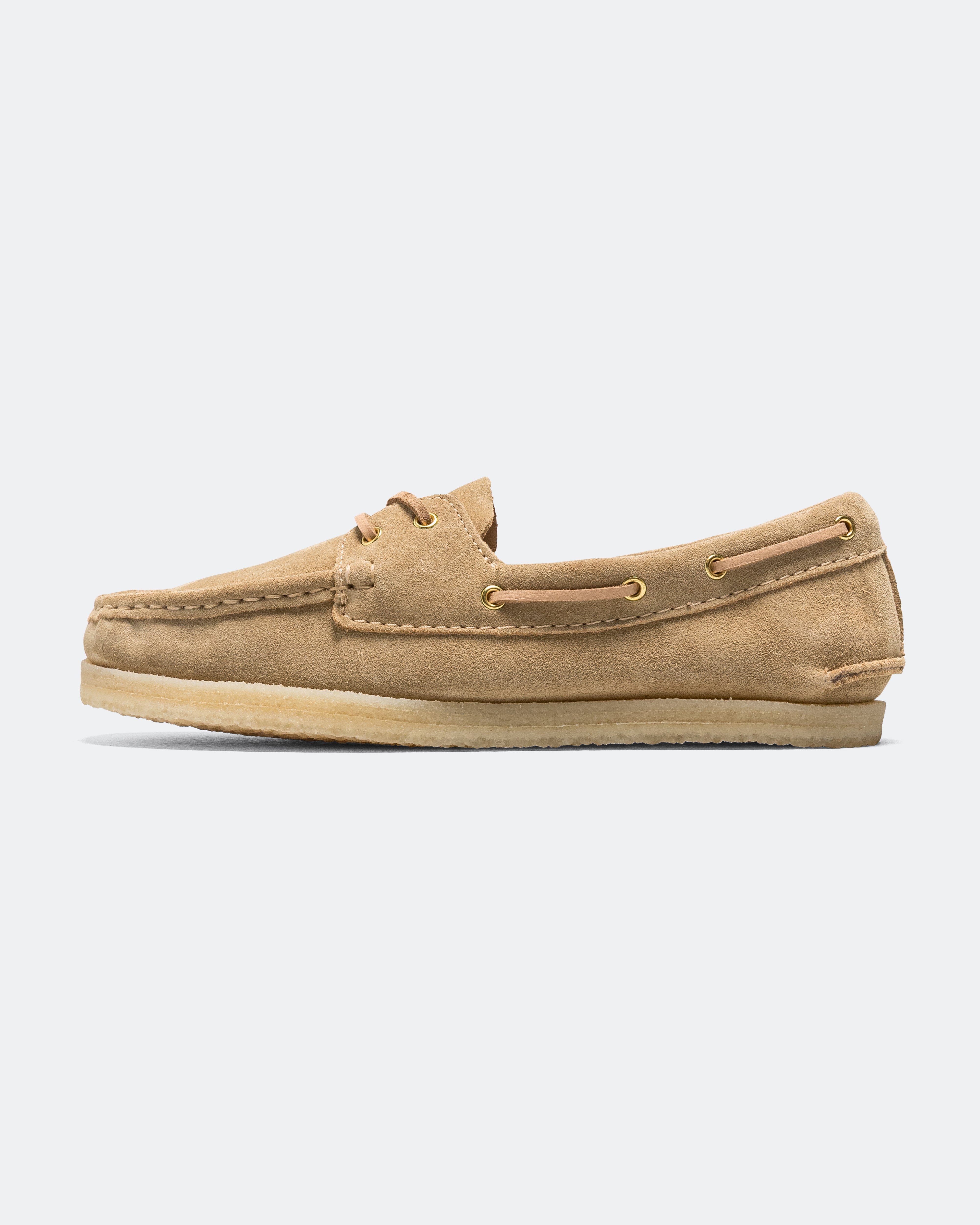 Clarks Womens Godney Boat - Maple Suede