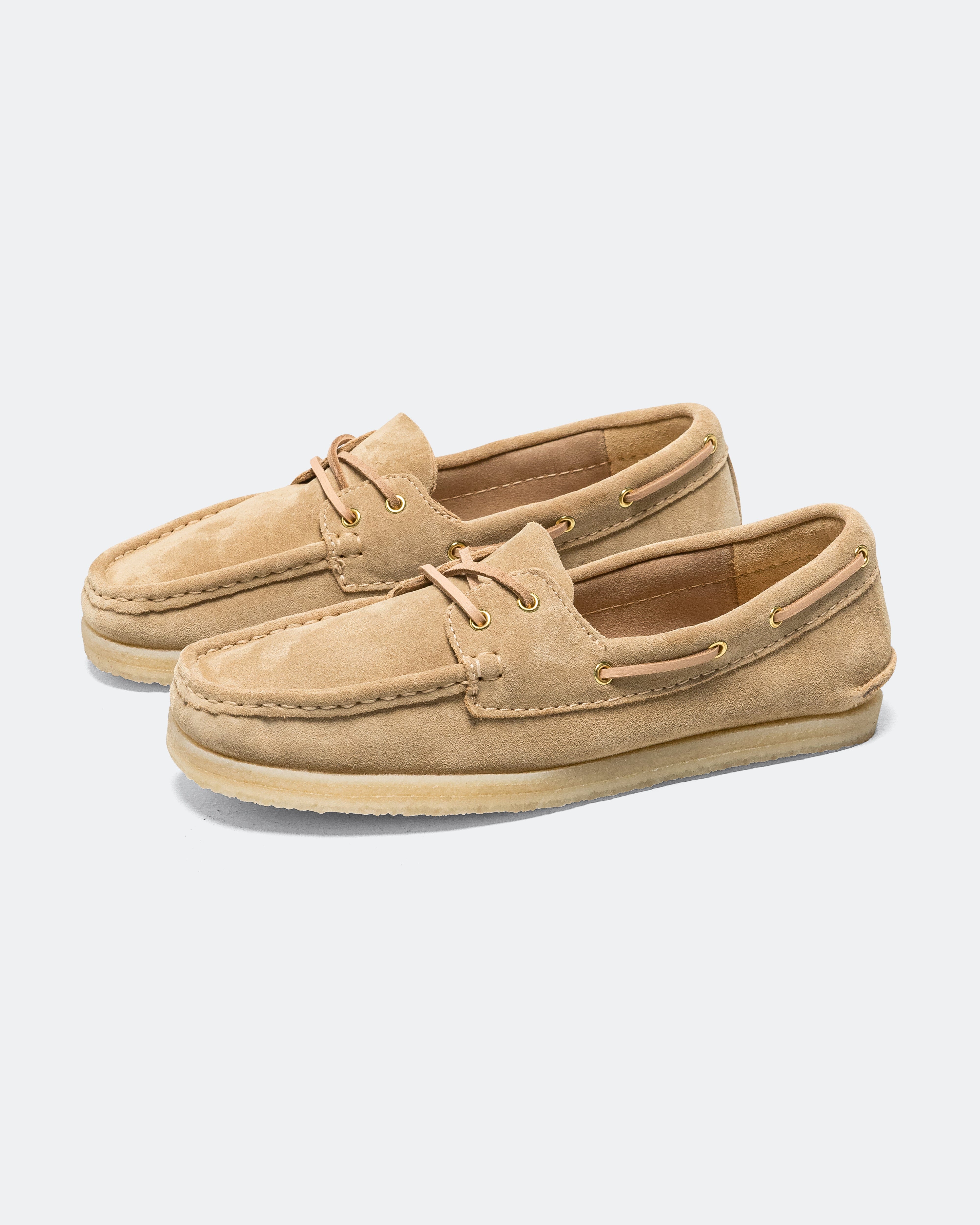 Clarks Womens Godney Boat - Maple Suede