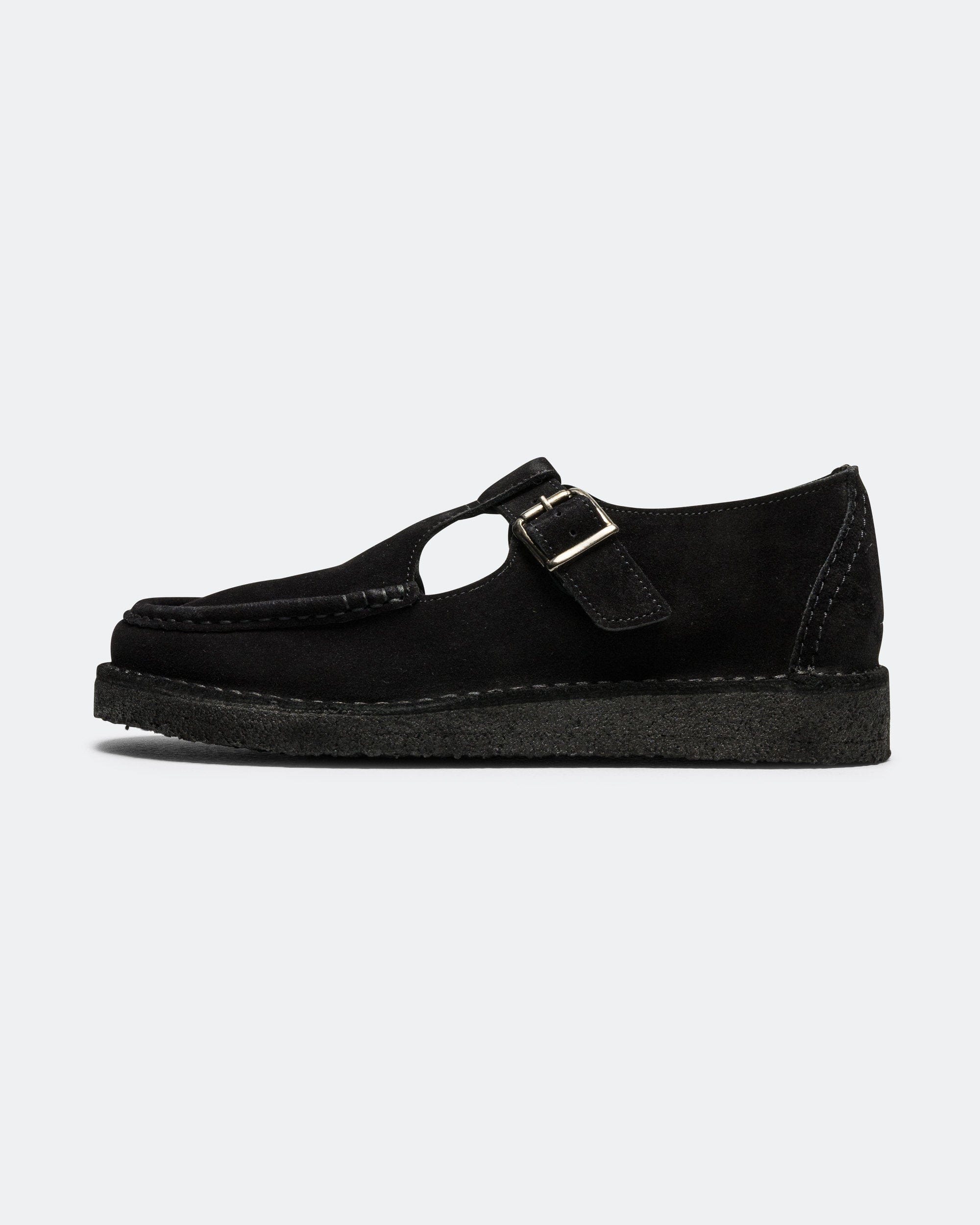 Clarks Nomad T - Bar - Black Suede