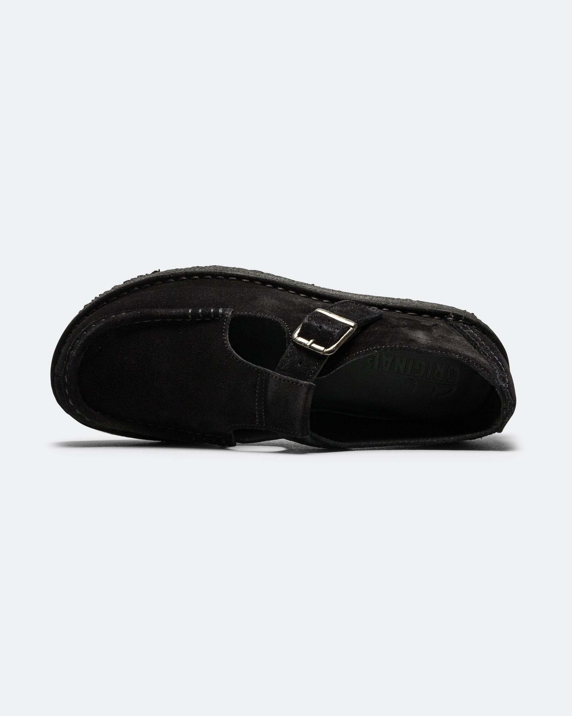 Clarks Nomad T - Bar - Black Suede
