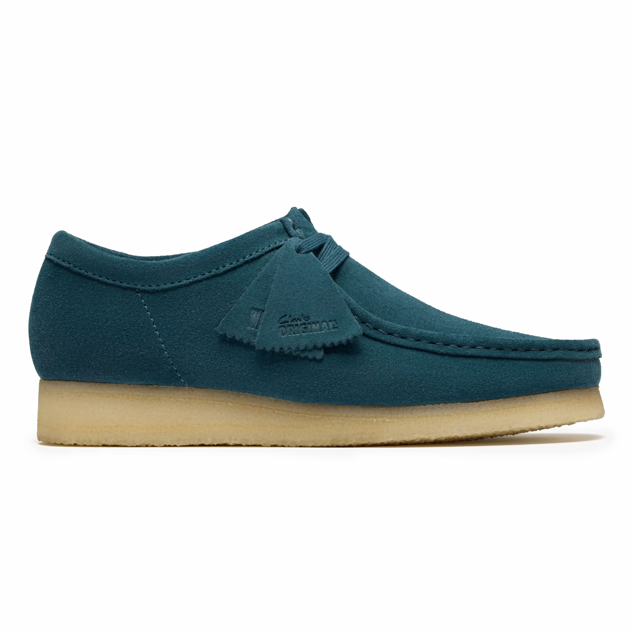 Clarks Men's Wallabee Mid Blue Suede