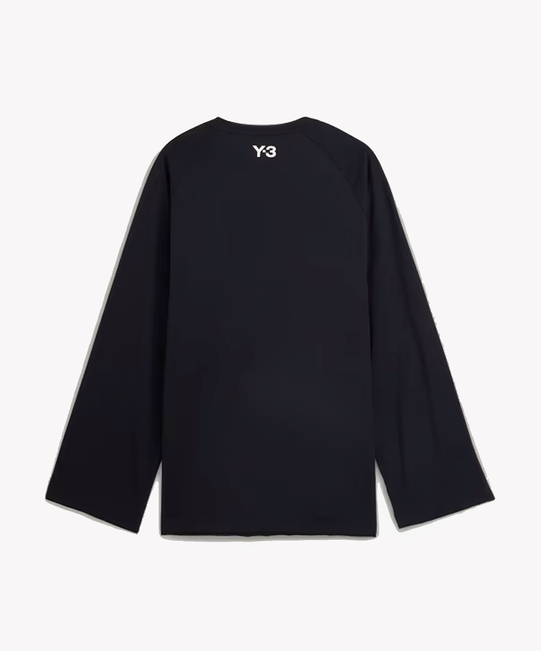 Y - 3 | RAW EDGE 3 - STRIPES Long Sleeve T-Shirt { BLACK