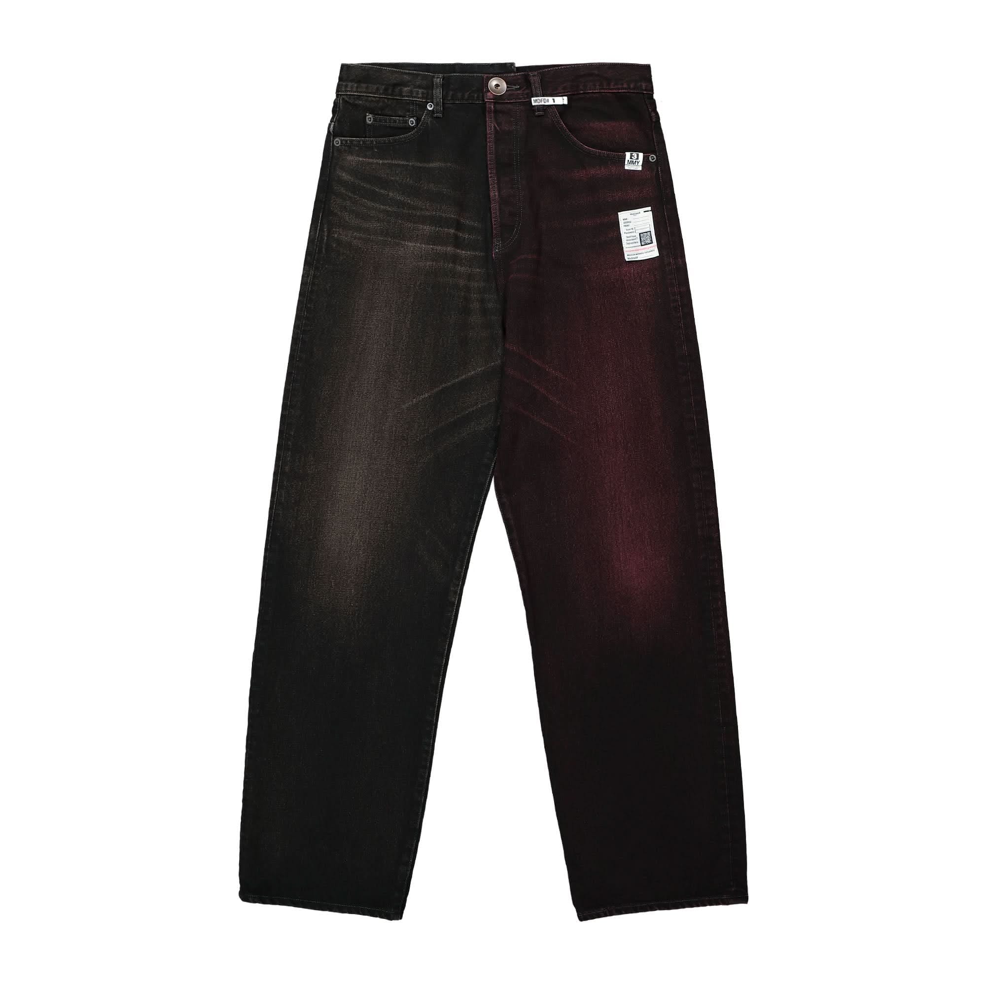 Maison Mihara Yasuhiro W - Combined Denim Trousers