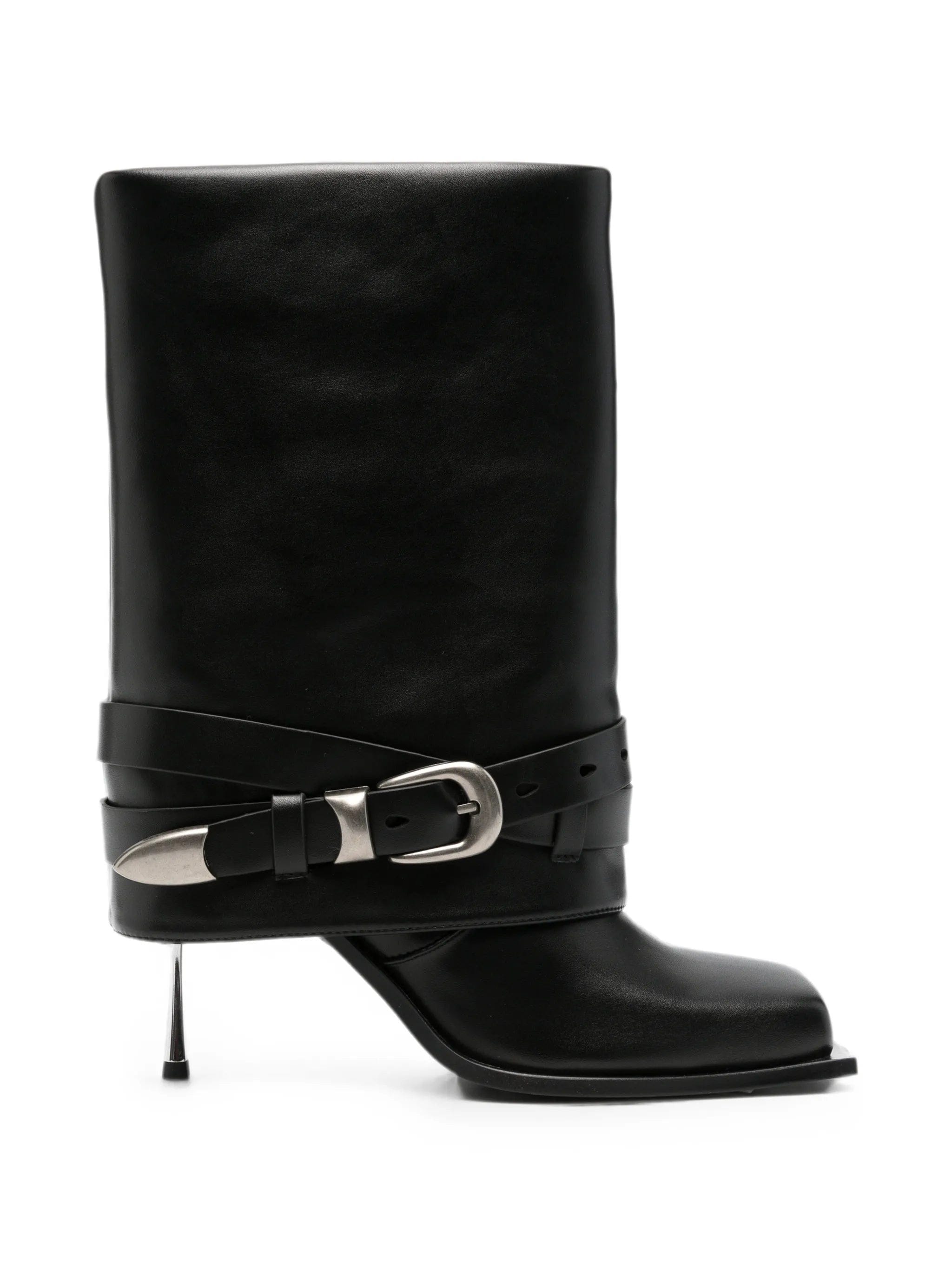JW Pei Emilia buckled leather boots