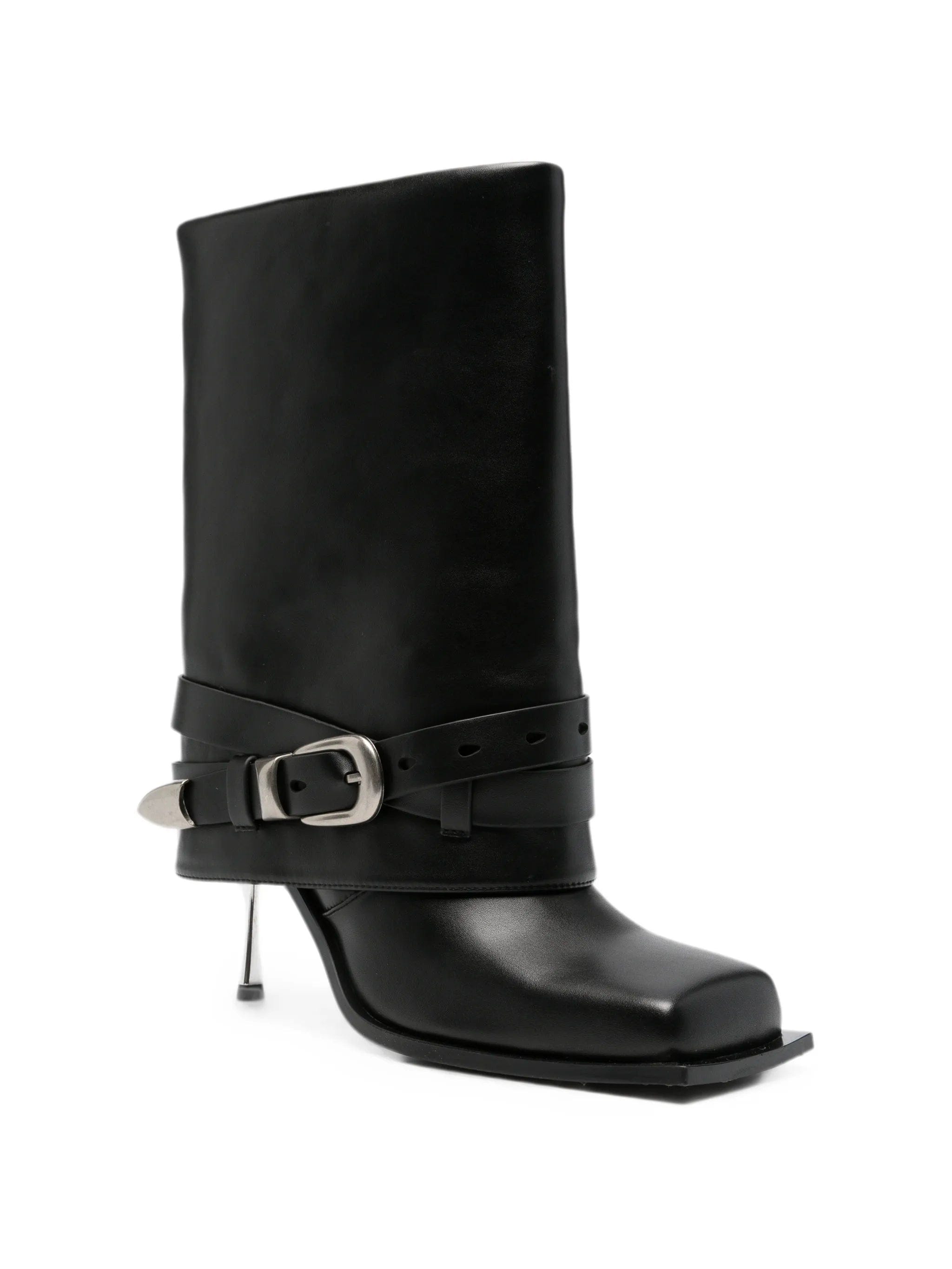 JW Pei Emilia buckled leather boots