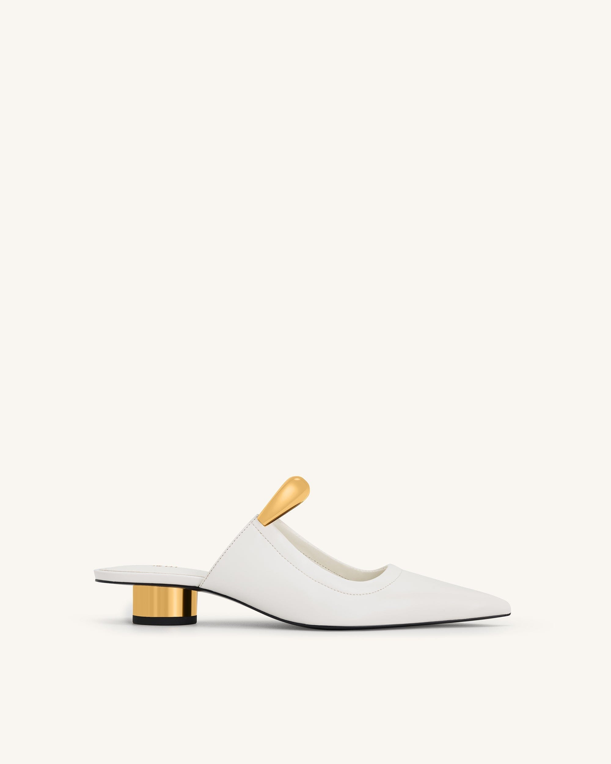 Jw Pei Helena Pierced Mules White