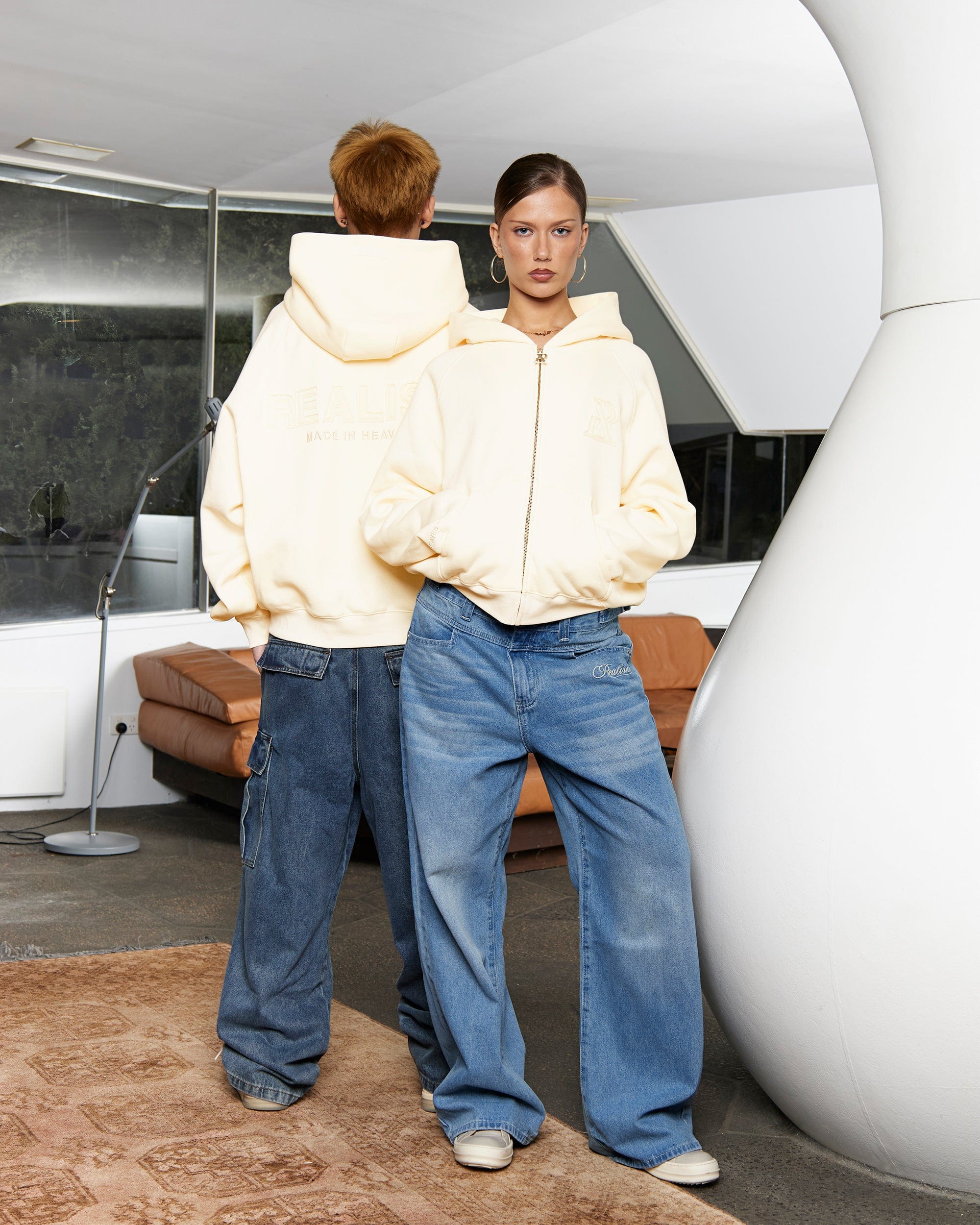 Realism SSS REALISM LEGACY ZIP HOODIE CLOUD