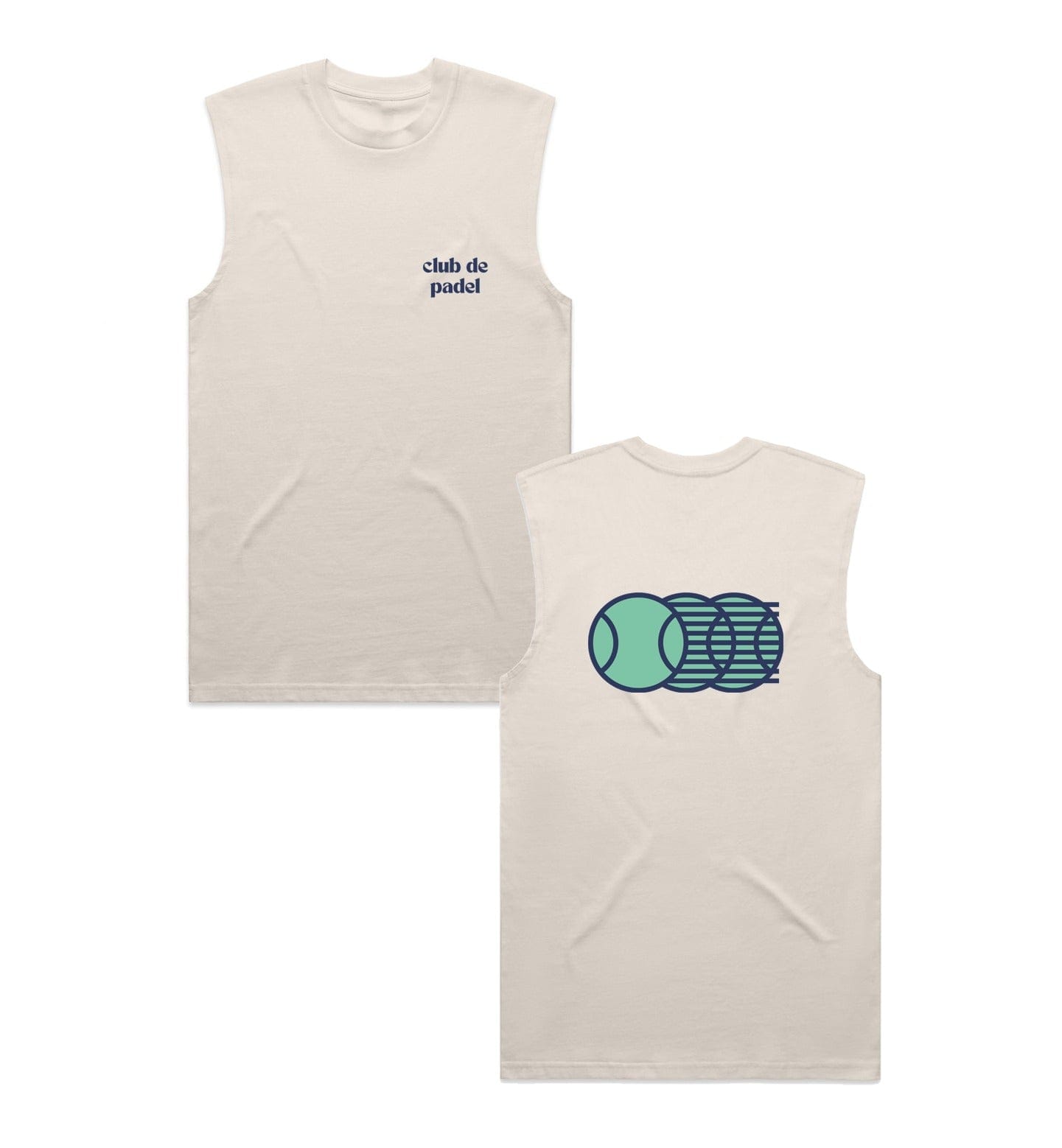 Club de Padel Heritage Active Tank - Ecru