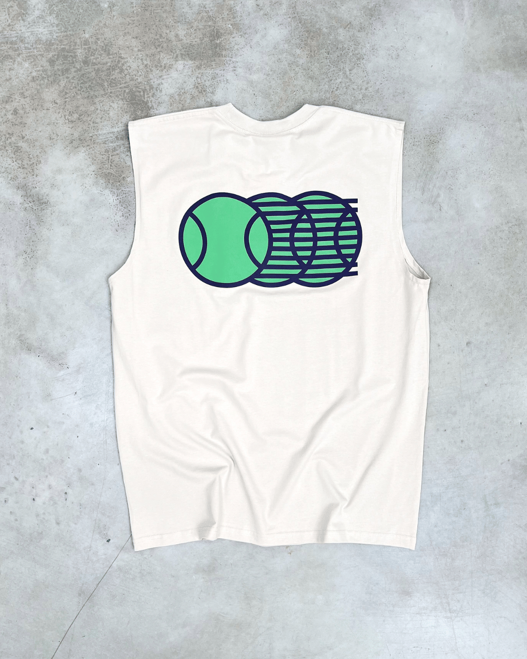 Club de Padel Heritage Active Tank - Ecru