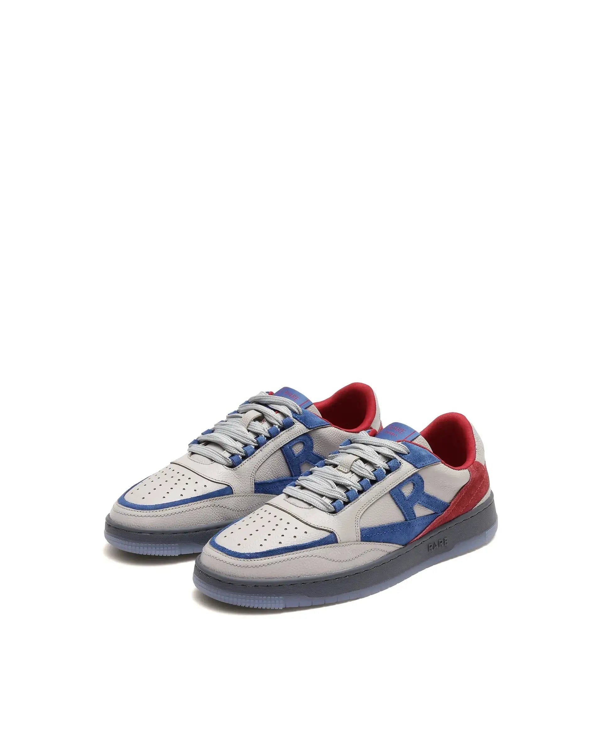RAREZ Rare Rabbit Men's Amur Grey Plain Shoes