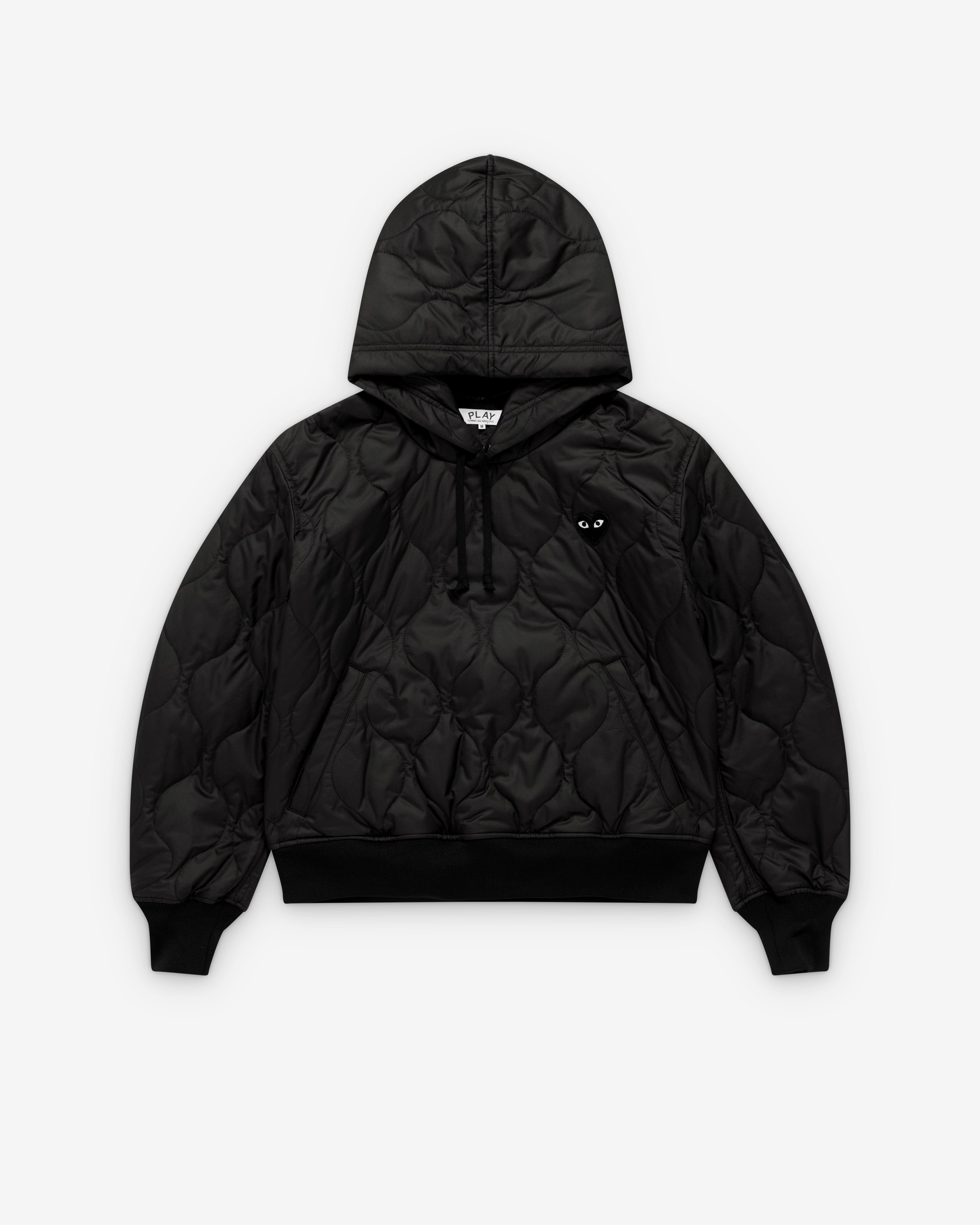 Comme des Garçons PLAY Play - Black Heart Hooded Jacket - (Black)