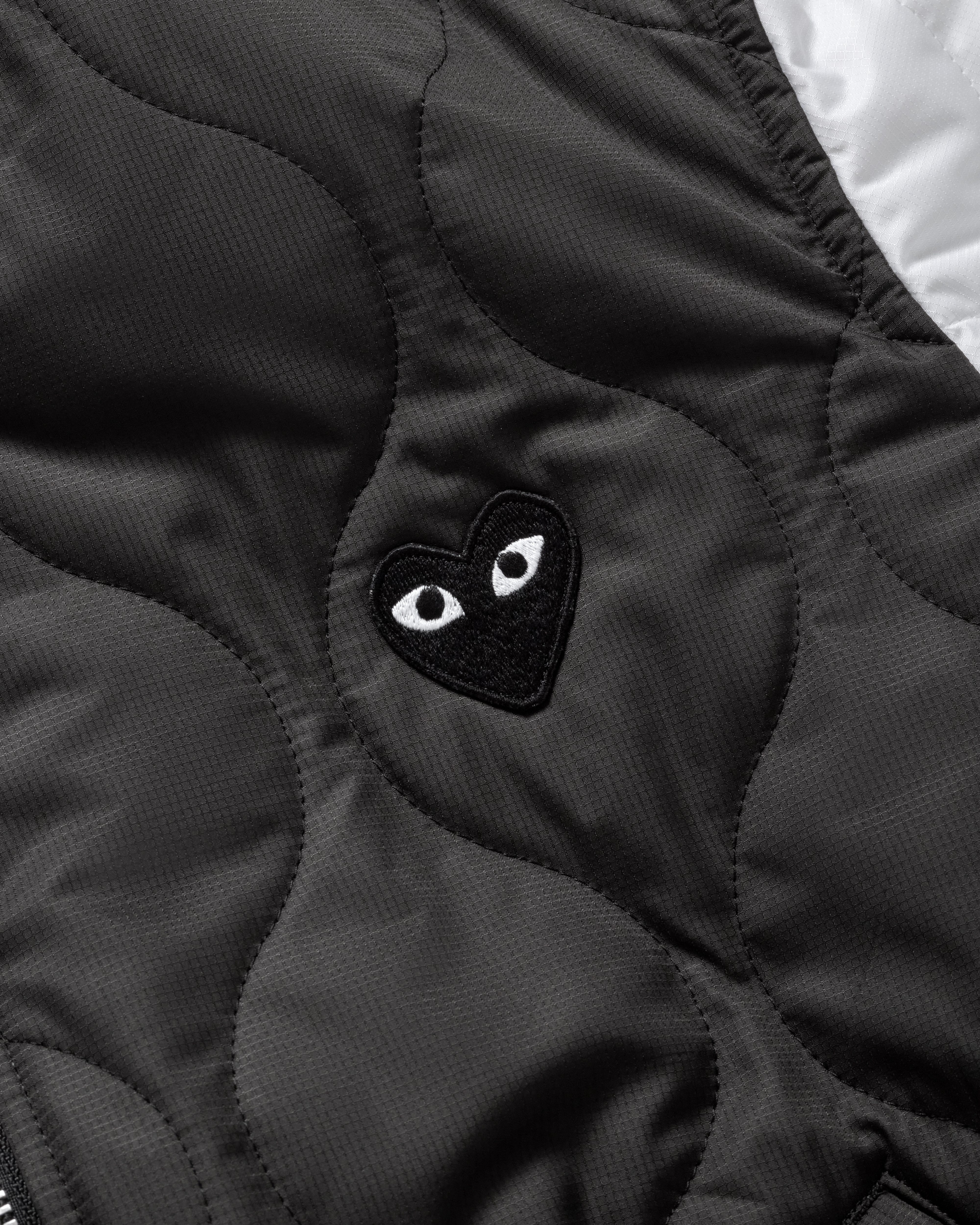 Comme des Garçons PLAY Play - Black Heart Varsity Jacket - (Black)