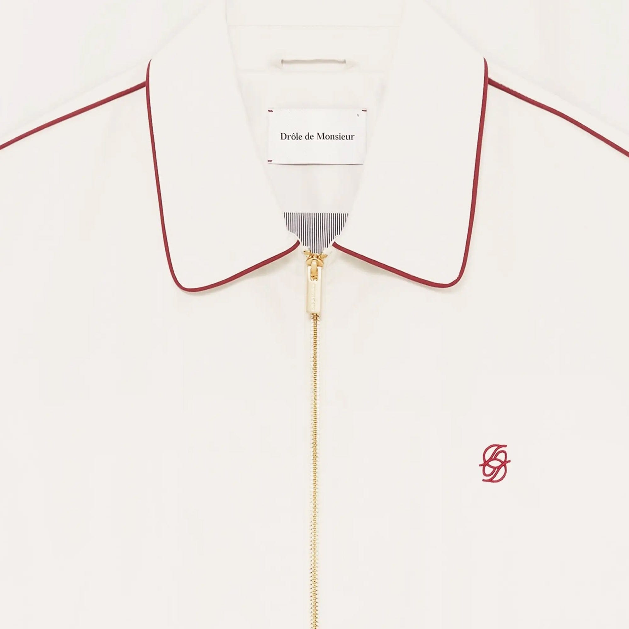 Drôle de Monsieur Mens Blouson Brode Coton Jacket