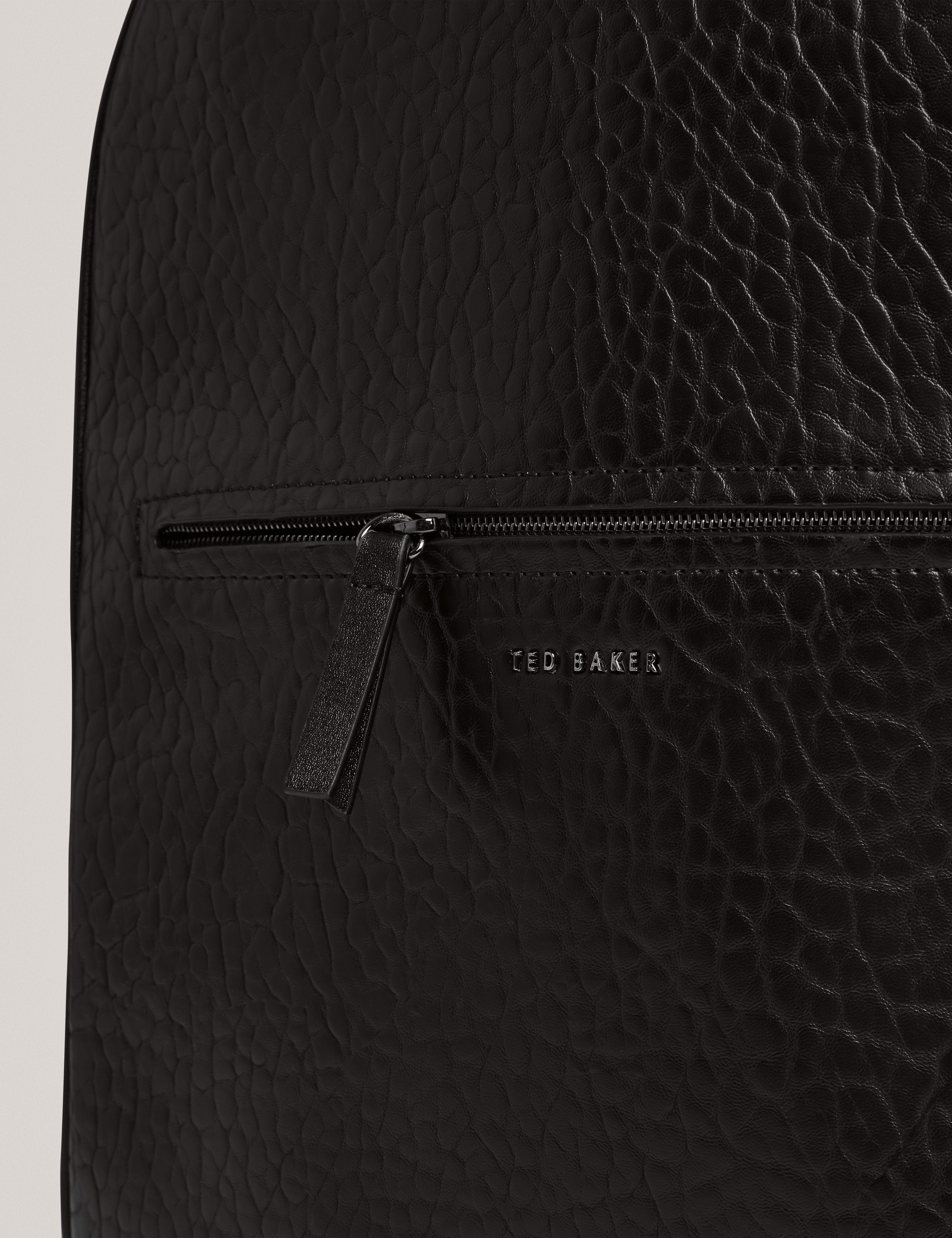 Ted Baker Periin Pebbled Pu Backpack Black