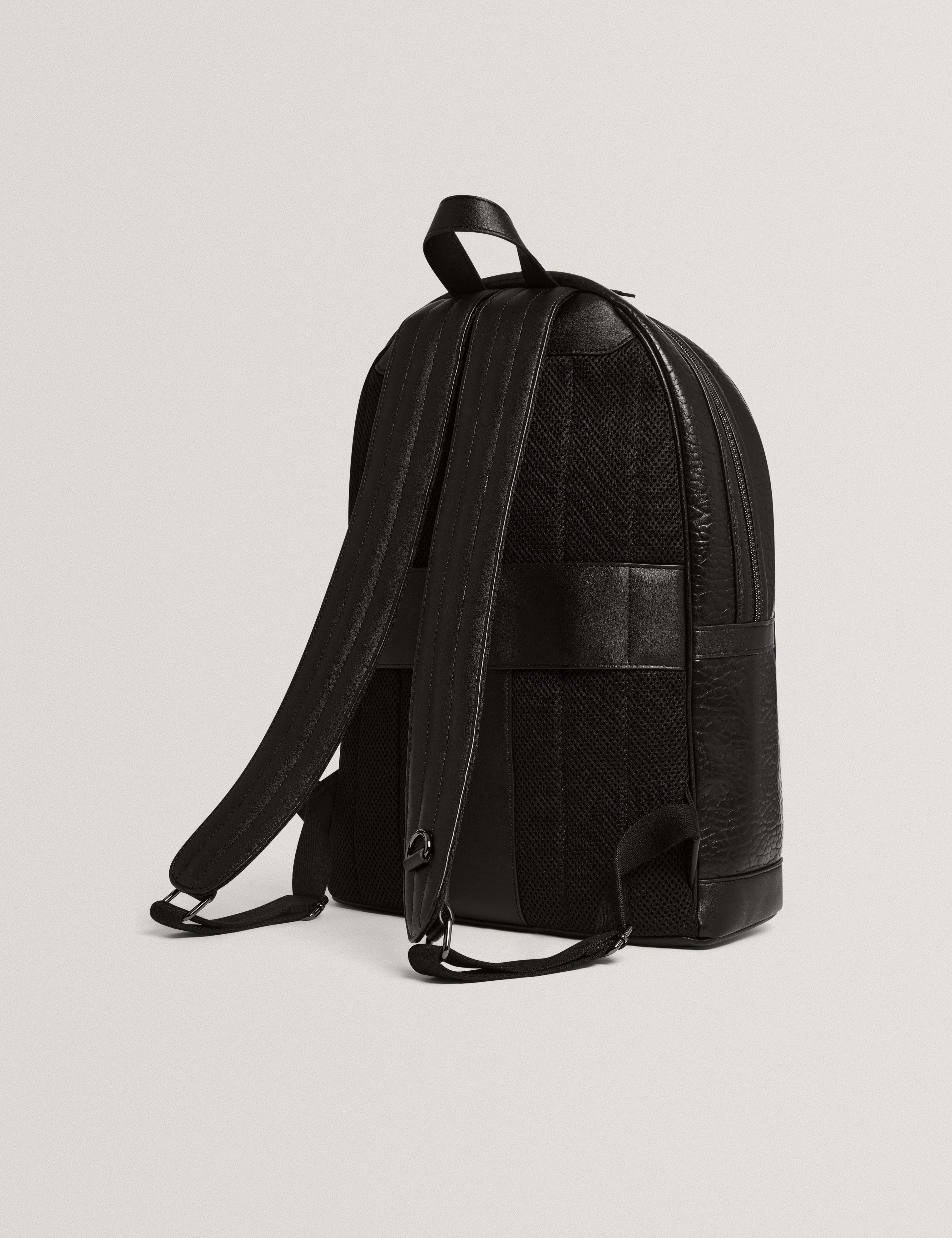Ted Baker Periin Pebbled Pu Backpack Black