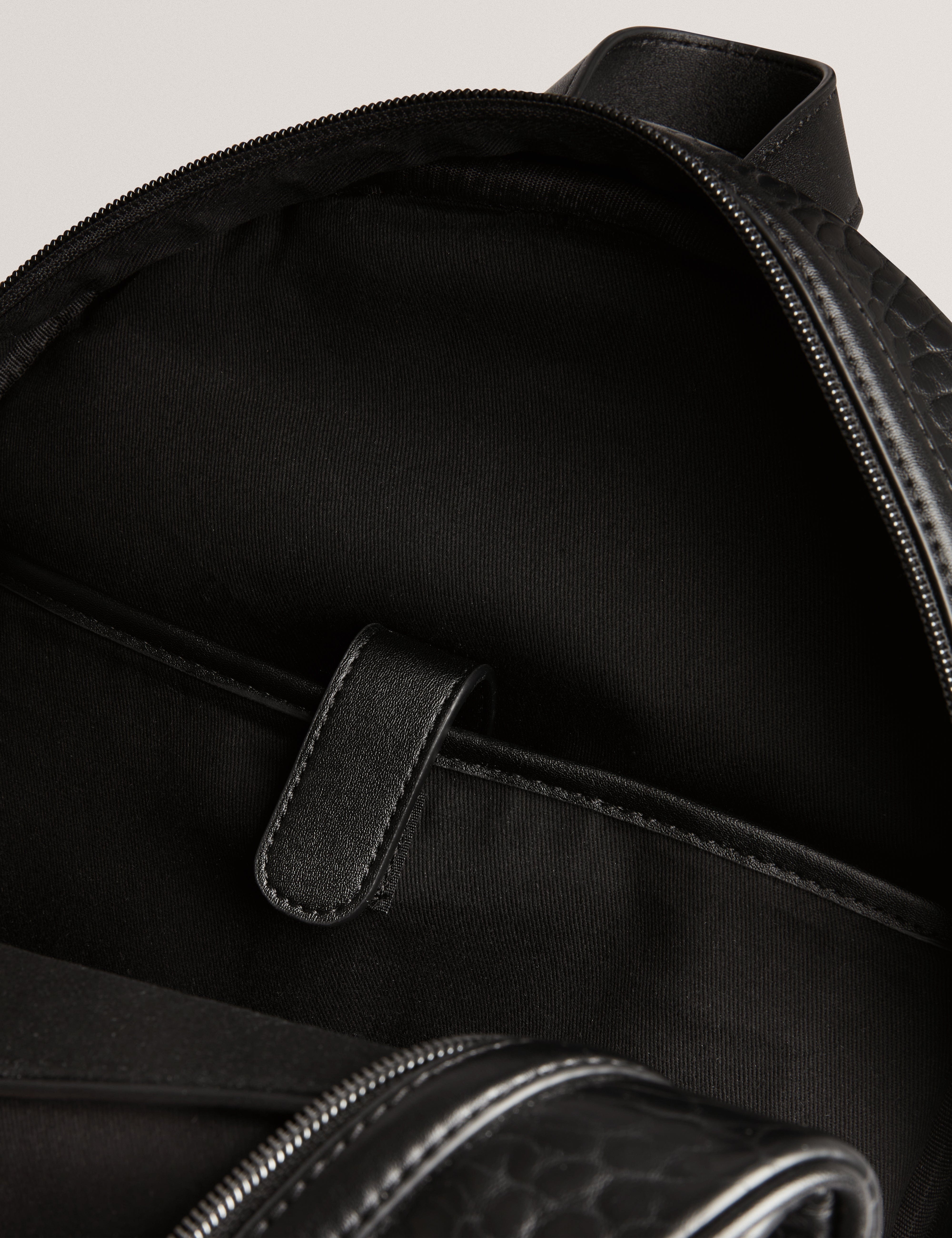 Ted Baker Periin Pebbled Pu Backpack Black