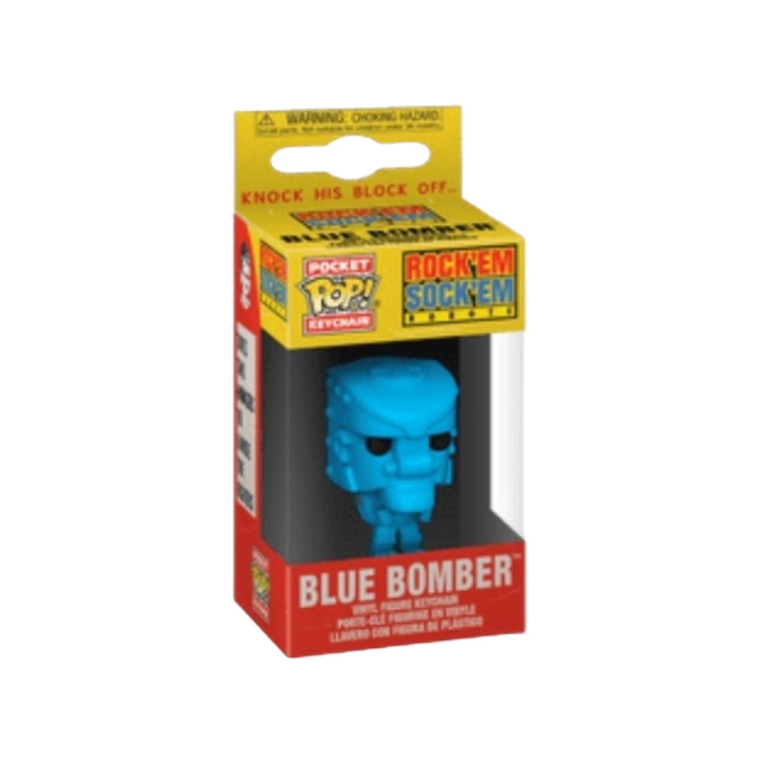Funko Rock 'em Sock 'em Robot (Blue) Funko Pocket Pop Keychain